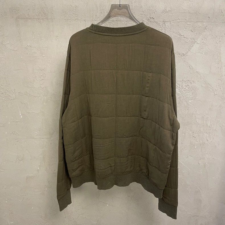 Loewe loewe Green chest large logo padded round-neck sweatshirt 2 Size US L / EU 52-54 / 3 - 3 Thumbnail