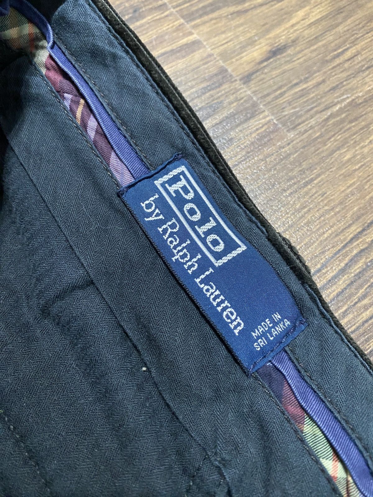 Polo Ralph Lauren Polo Ralph lauren 90s Corduroy velvet pants black Y2k Size US 34 / EU 50 - 7 Thumbnail