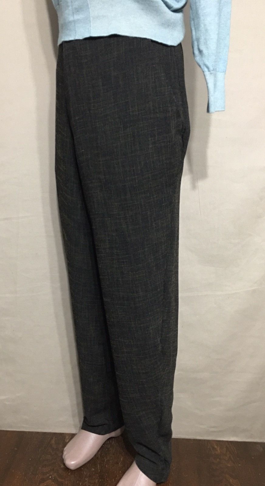 Designer OSKA Triacetate Blend Knit Trousers Pants Size 3 UK 14 Size 32" / US 10 / IT 46 - 2 Thumbnail