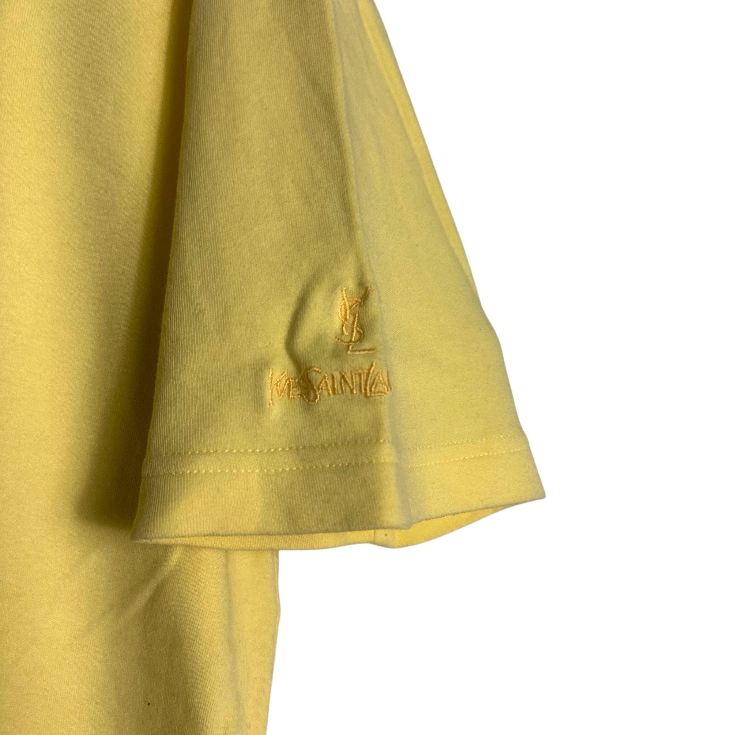 Yves Saint Laurent 🔥RARE🔥Vintage YvesSaintLaurent YSL Embroidery Logo T-shirt Size US S / EU 44-46 / 1 - 3 Thumbnail