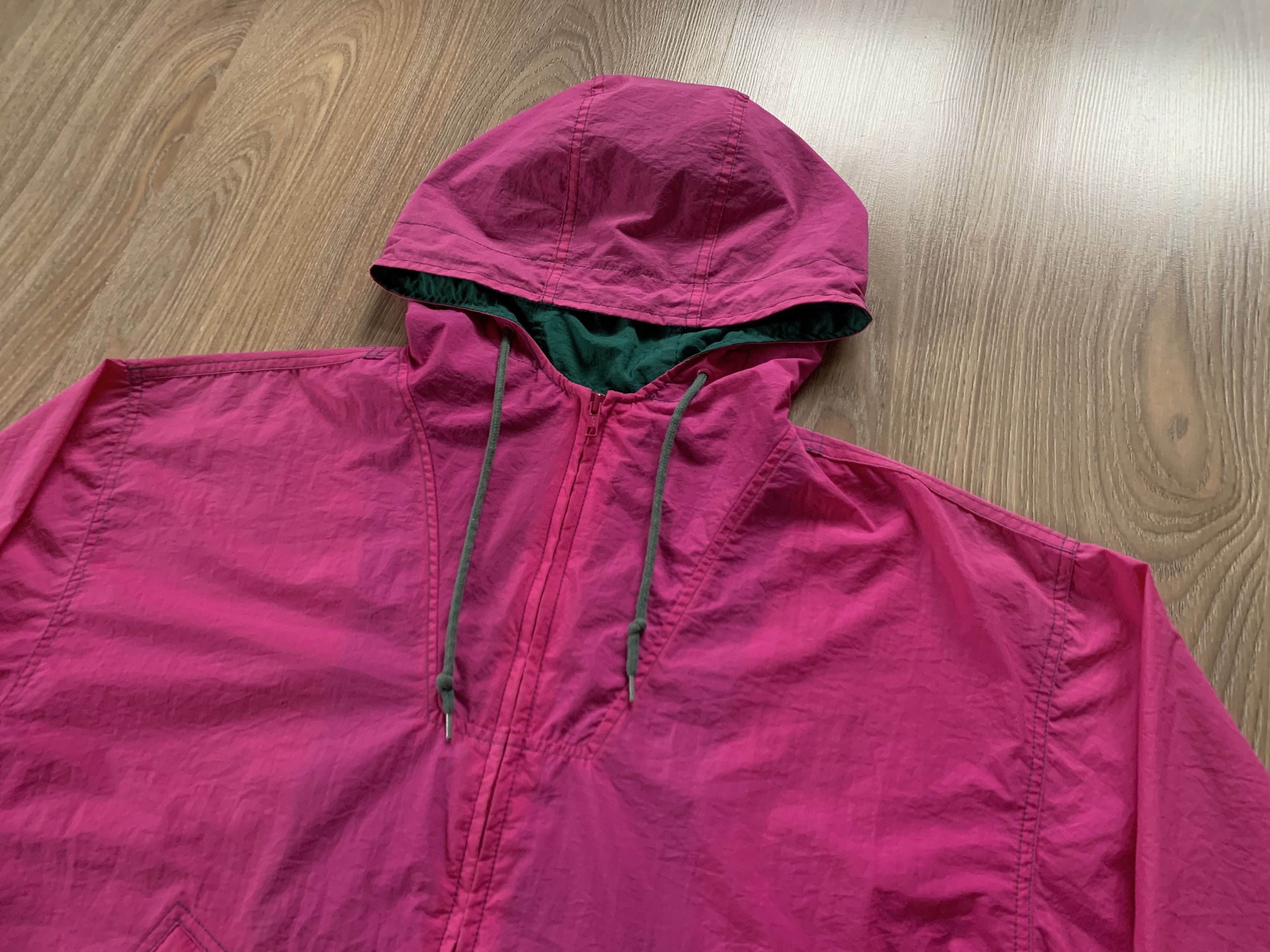 Gap Mens Vintage Gap Pink Nylon Hooded Windbreaker Jacket Size US S / EU 44-46 / 1 - 5 Thumbnail