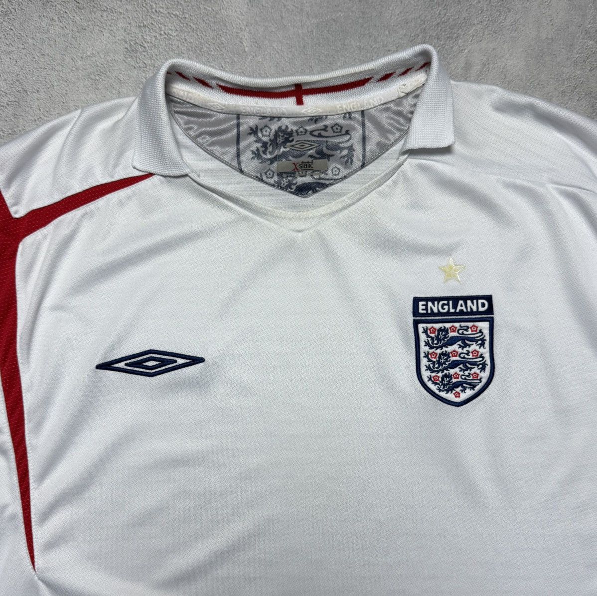 Umbro England 2006 2008 Home Football Shirt Soccer Jersey Umbro Size US XXL / EU 58 / 5 - 7 Thumbnail