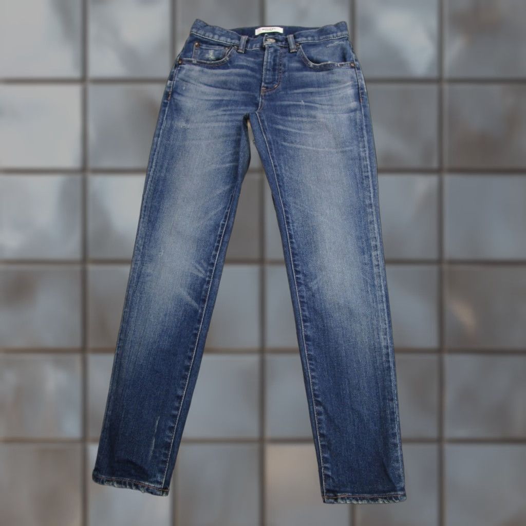 MOUSSY Moussy Vintage Jeans Womens 24 Blue Skinny Distressed Denim Made In Japan Size 42" / US 20 - 1 Thumbnail