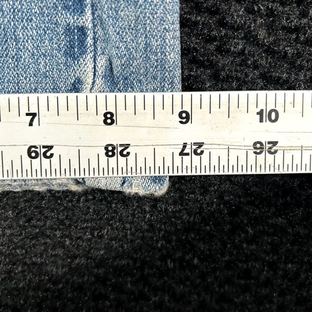 American Eagle Outfitters VINTAGE American Eagle Outfitters Women Jeans Light Wash Distressed Knee Flare Leg 26x28 Women Blue Wide-Leg 26 Womens Jeans Flare Size 26" / US 2 / IT 38 - 5 Thumbnail