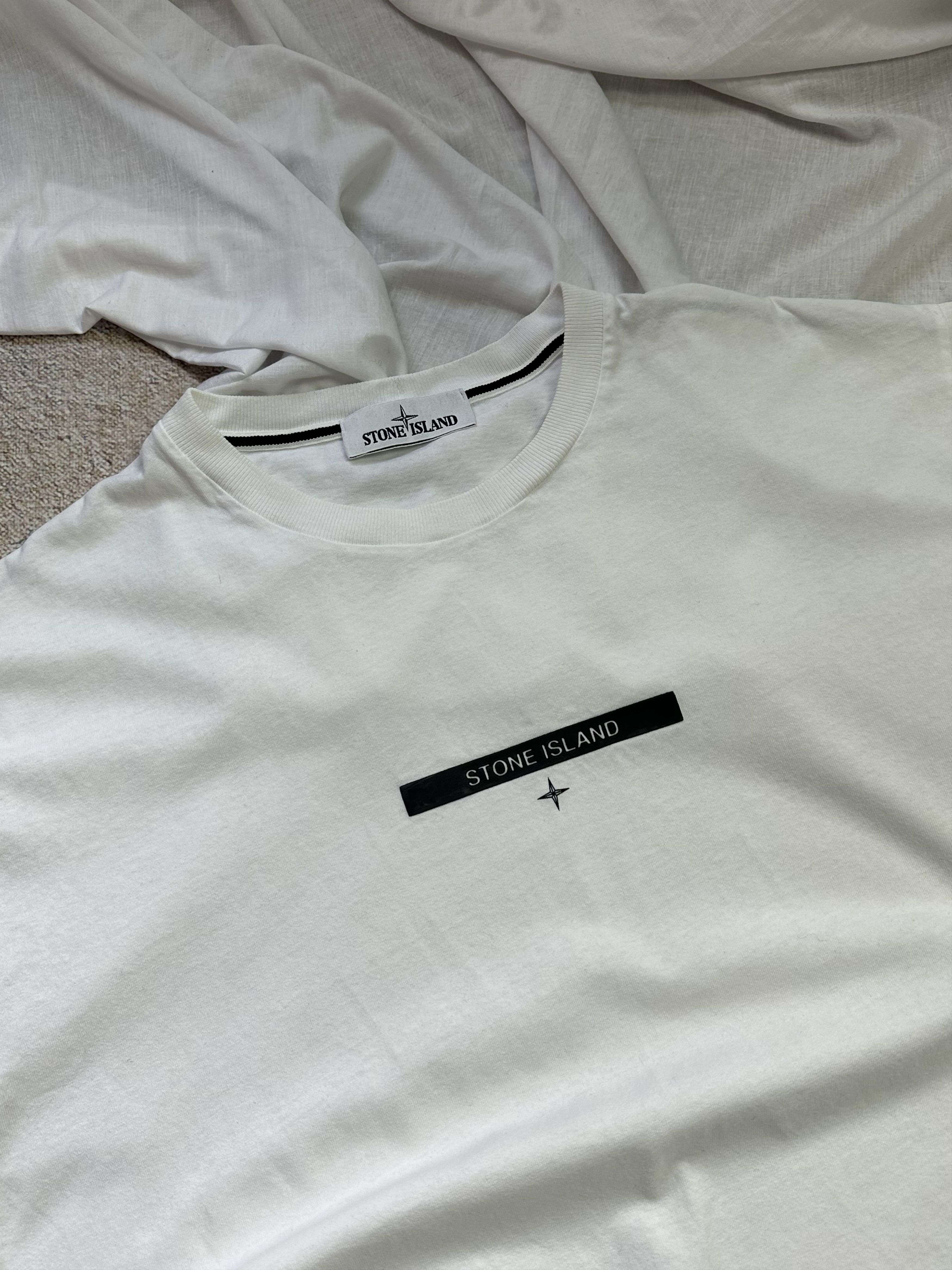 Stone Island Stone Island tshirt white Size US XL / EU 56 / 4 - 6 Thumbnail