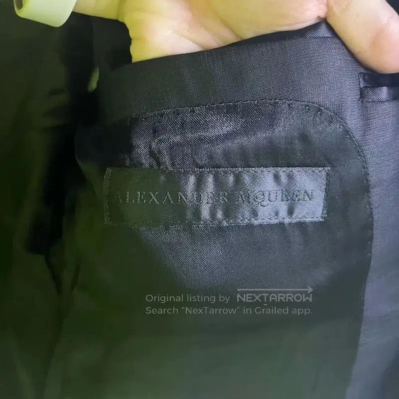 Alexander McQueen Alexander McQUEEN Black Cotton Men's Jacket . Size US L / EU 52-54 / 3 - 2 Thumbnail