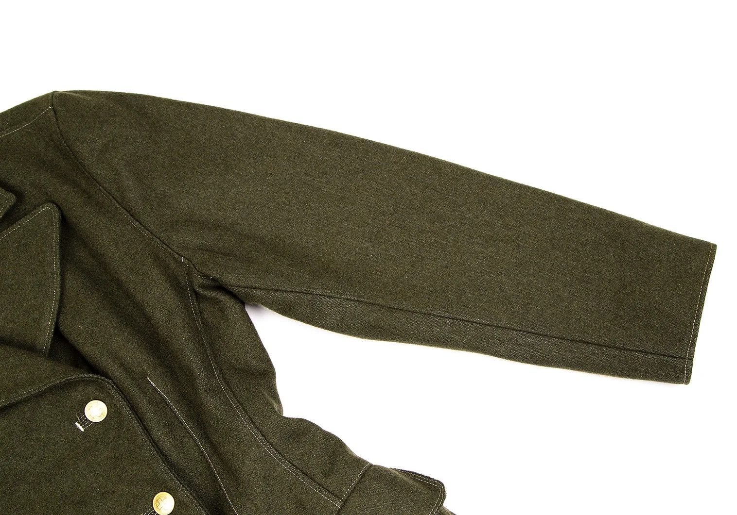 Jean Paul Gaultier Wool Double Button Jacket in Khaki Size 46 Size US S / EU 44-46 / 1 - 4 Thumbnail