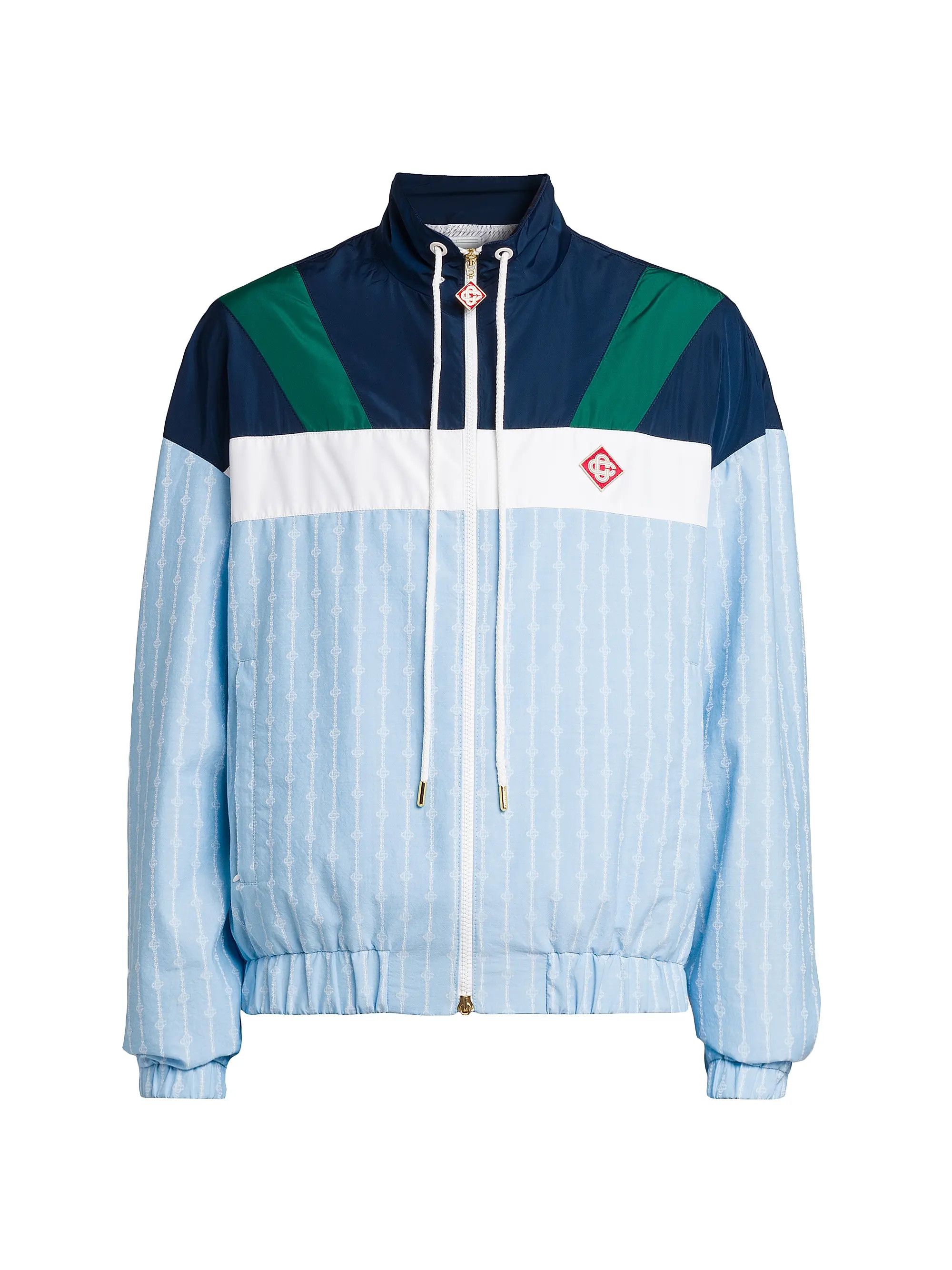 Casablanca os11x0725 Nylon Track Jacket in Multicolor Size US XL / EU 56 / 4 - 1 Thumbnail
