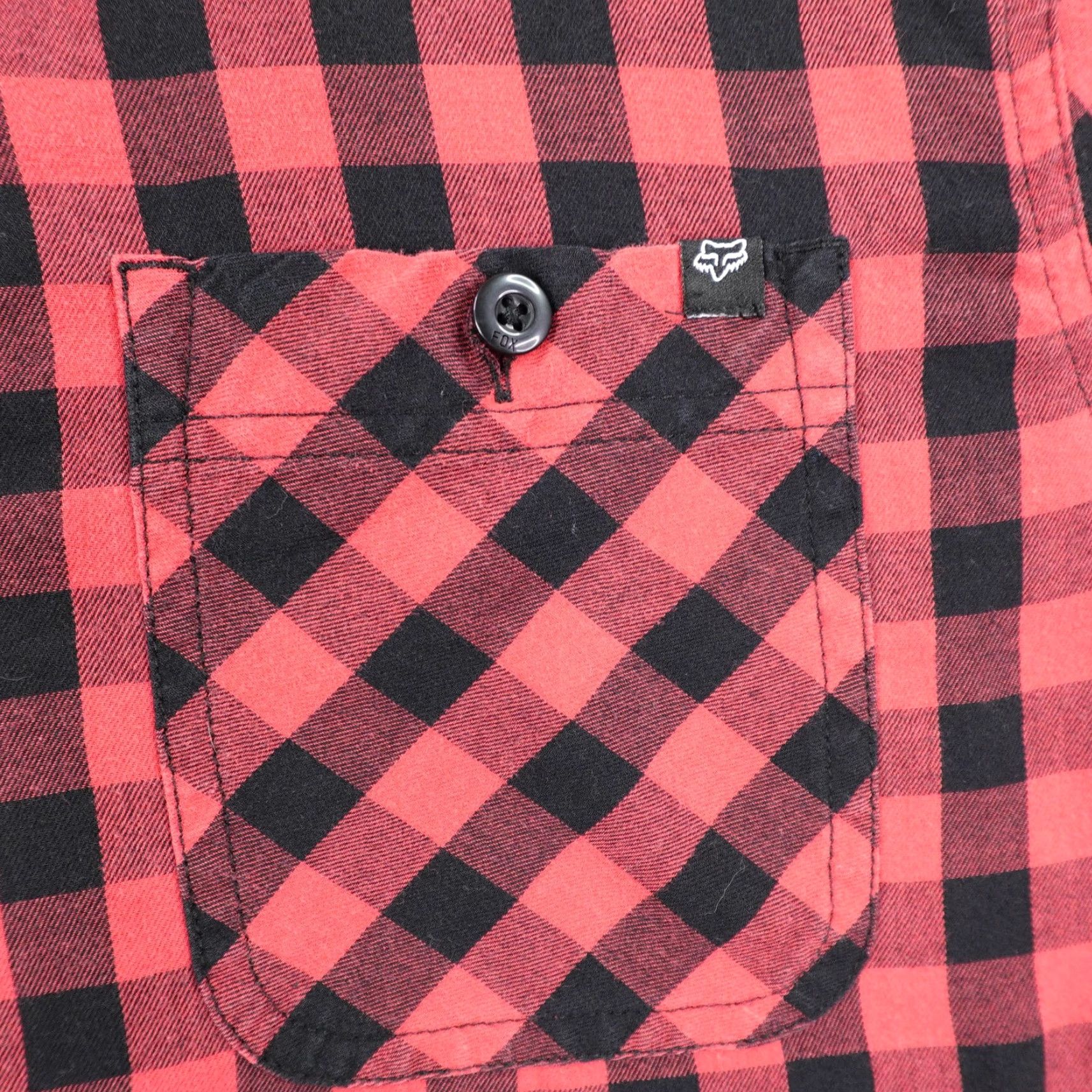 Vintage VINTAGE: Fox Shirt Mens M Red Black Plaid Button-Up Flannel Casual Outdoor Size US M / EU 48-50 / 2 - 3 Thumbnail