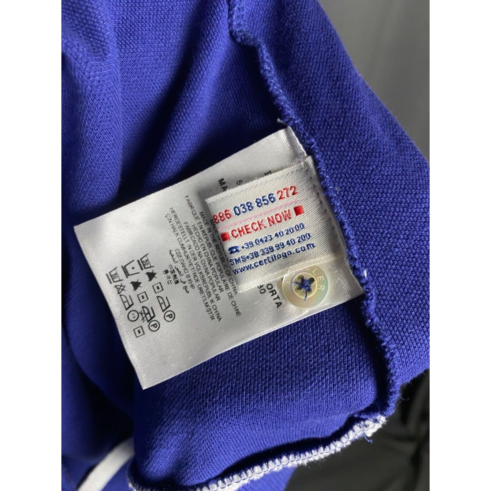 Moncler Moncler Women's Blue Polo T-Shirt Size XS Size XS / US 0-2 / IT 36-38 - 11 Thumbnail