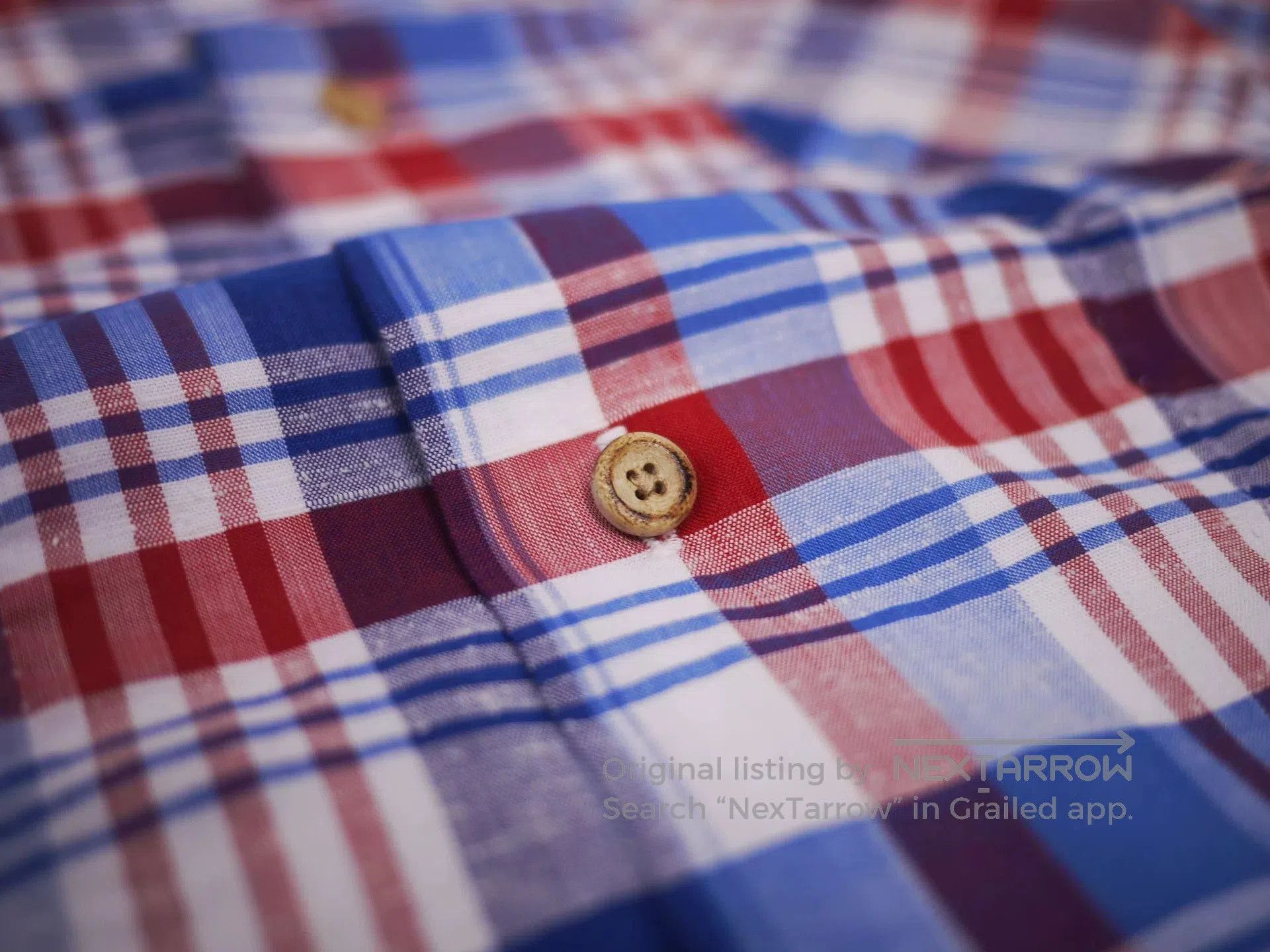 Visvim VISVIM ICT Rust Belt Shirt Blue Check. Size US XXL / EU 58 / 5 - 5 Thumbnail