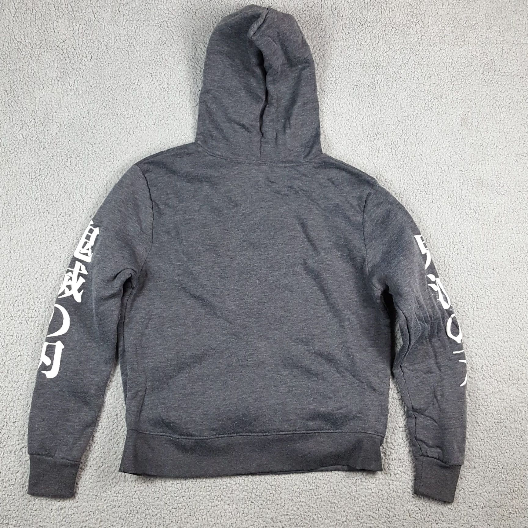 Vintage VINTAGE Demon Slayer Anime Hoodie Pullover Sweatshirt Men's Medium Gray Retro 90s Graphic Print Hooded Distressed Size US M / EU 48-50 / 2 - 5 Thumbnail
