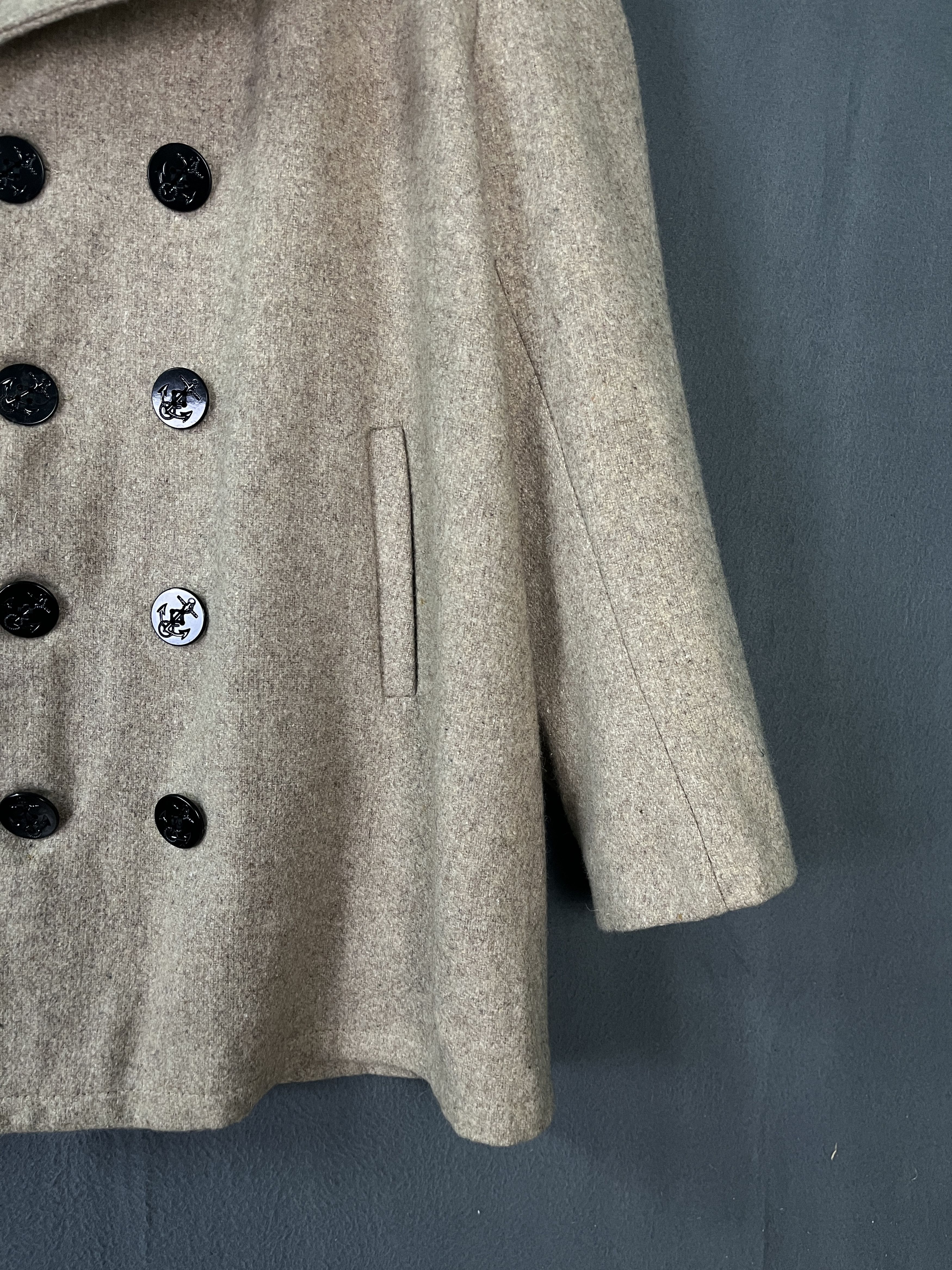 Vintage Corinth Mfg Pea Coat Made in USA Military Uniform Size US M / EU 48-50 / 2 - 6 Thumbnail
