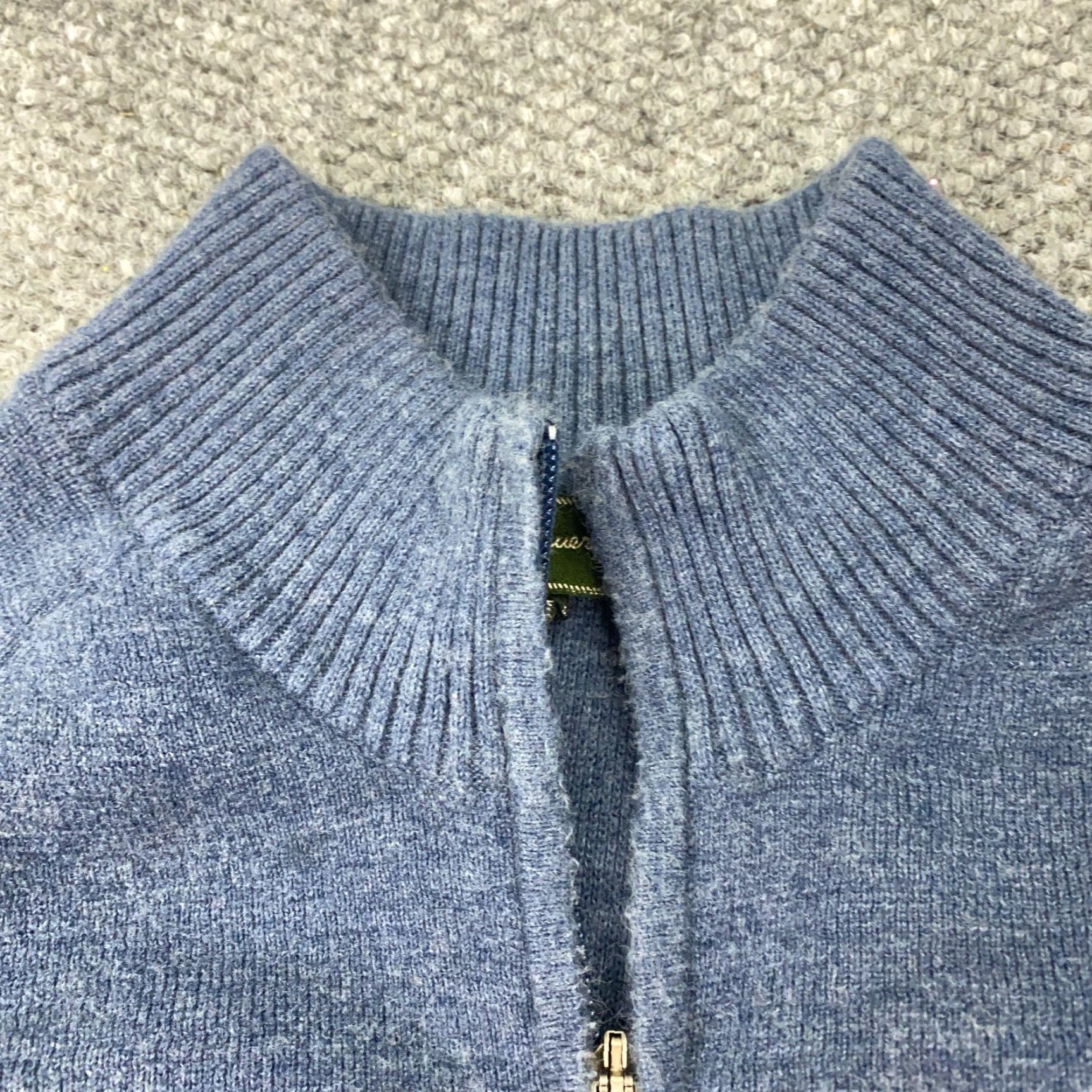 Eddie Bauer VINTAGE Eddie Bauer Sweater Mens XLT Blue Full Zip Cardigan 90s Retro All Seasons Pockets Size US XL / EU 56 / 4 - 3 Thumbnail