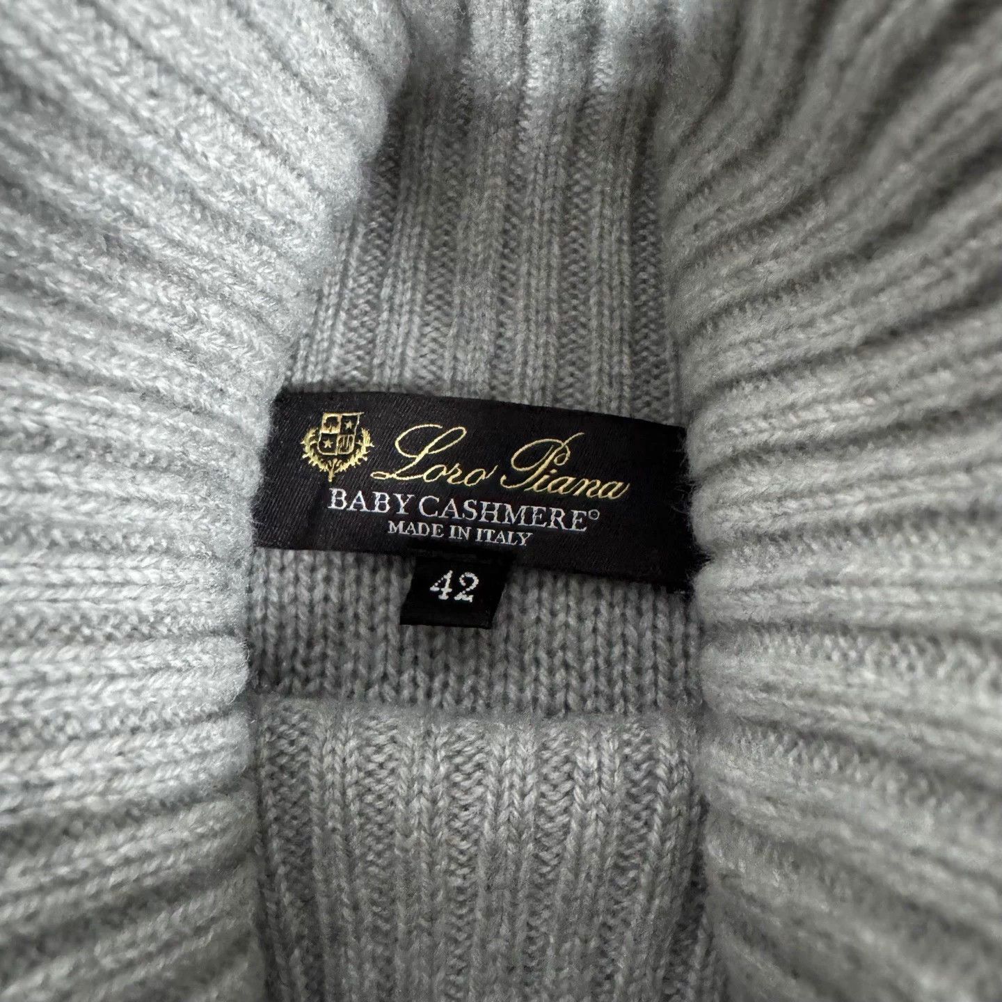 Loro Piana Loro Piana Cashmere Turtleneck 42 99New Cable Knit Size M / US 6-8 / IT 42-44 - 5 Thumbnail