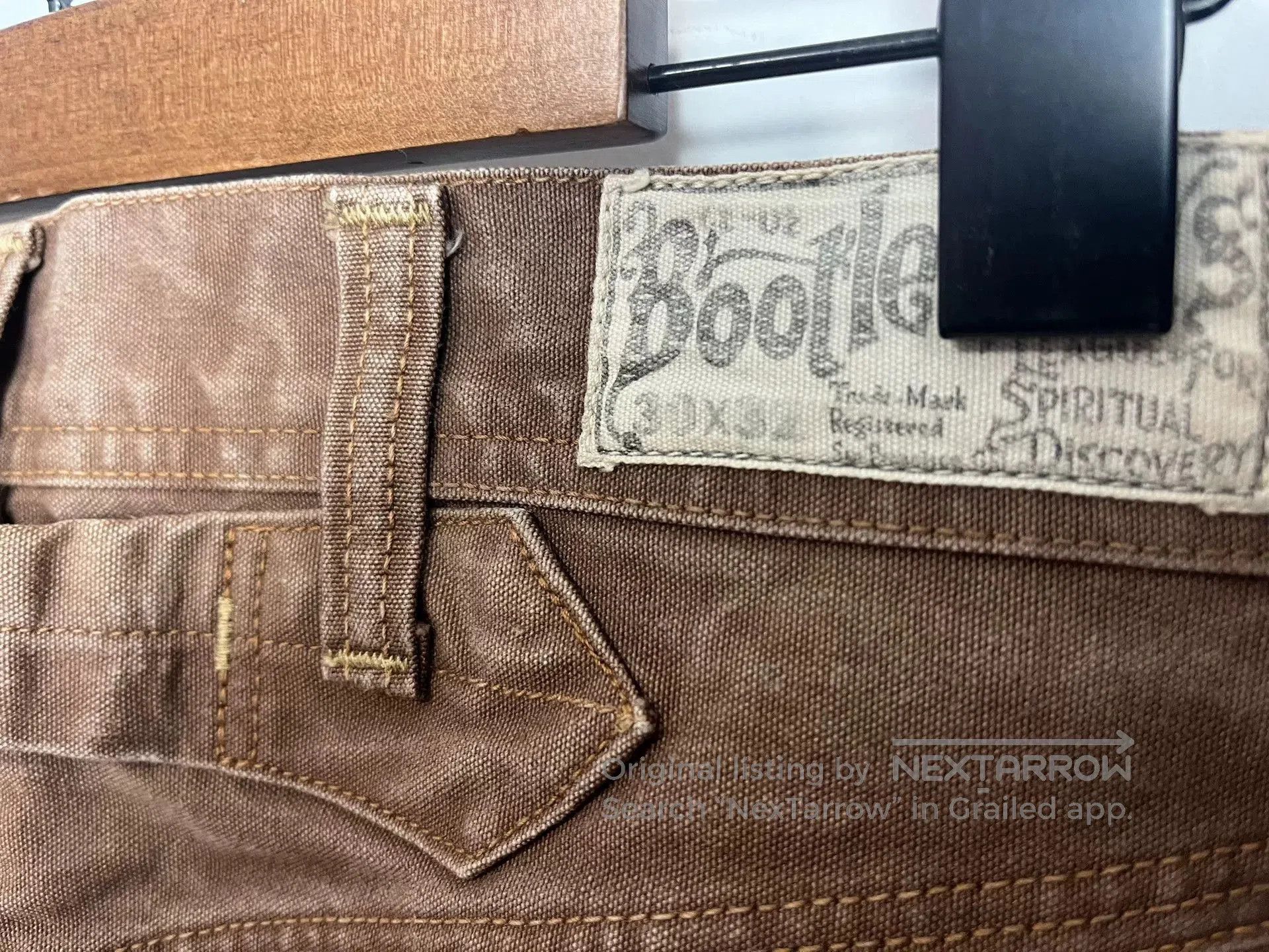 Freewheelers Freewheelers Bootleggers Skull Work Pants. Size US 30 / EU 46 - 3 Thumbnail