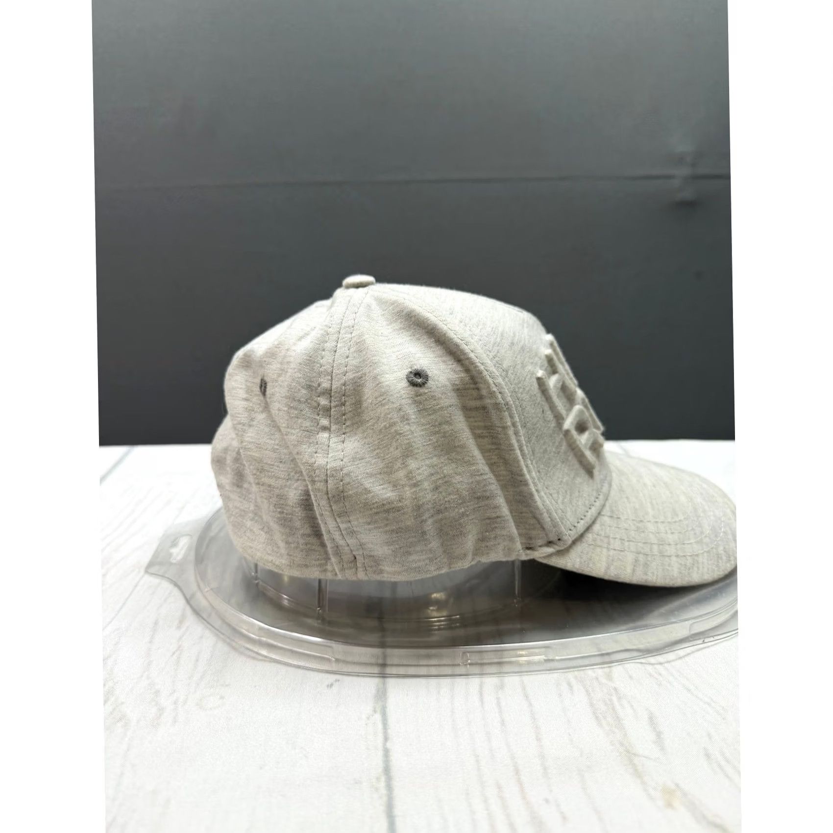 Hard Rock Cafe Hard Rock Baseball Cap Unisex Grey 3D Embossed Logo Structured OSFM Size ONE SIZE - 4 Thumbnail