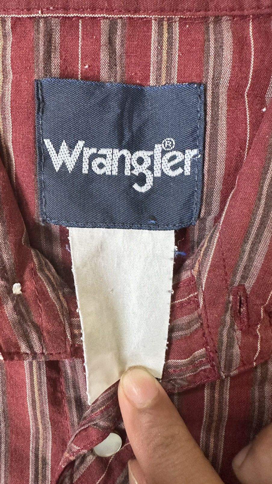 Wrangler VINTAGE WRANGLER WETERN PEARL SNAP BUTTON SHIRT Size US L / EU 52-54 / 3 - 7 Thumbnail