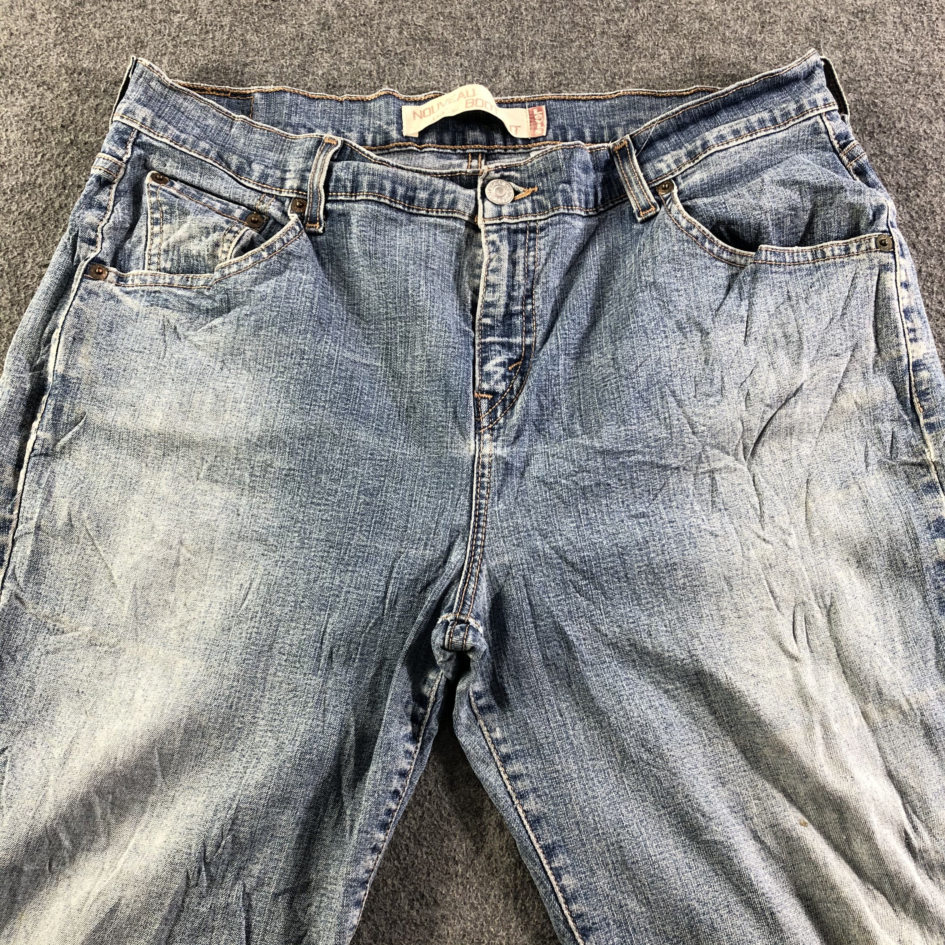 Levi's Vintage Blue Wash Levis 515 Jeans-J3090 Size US 35 - 3 Thumbnail