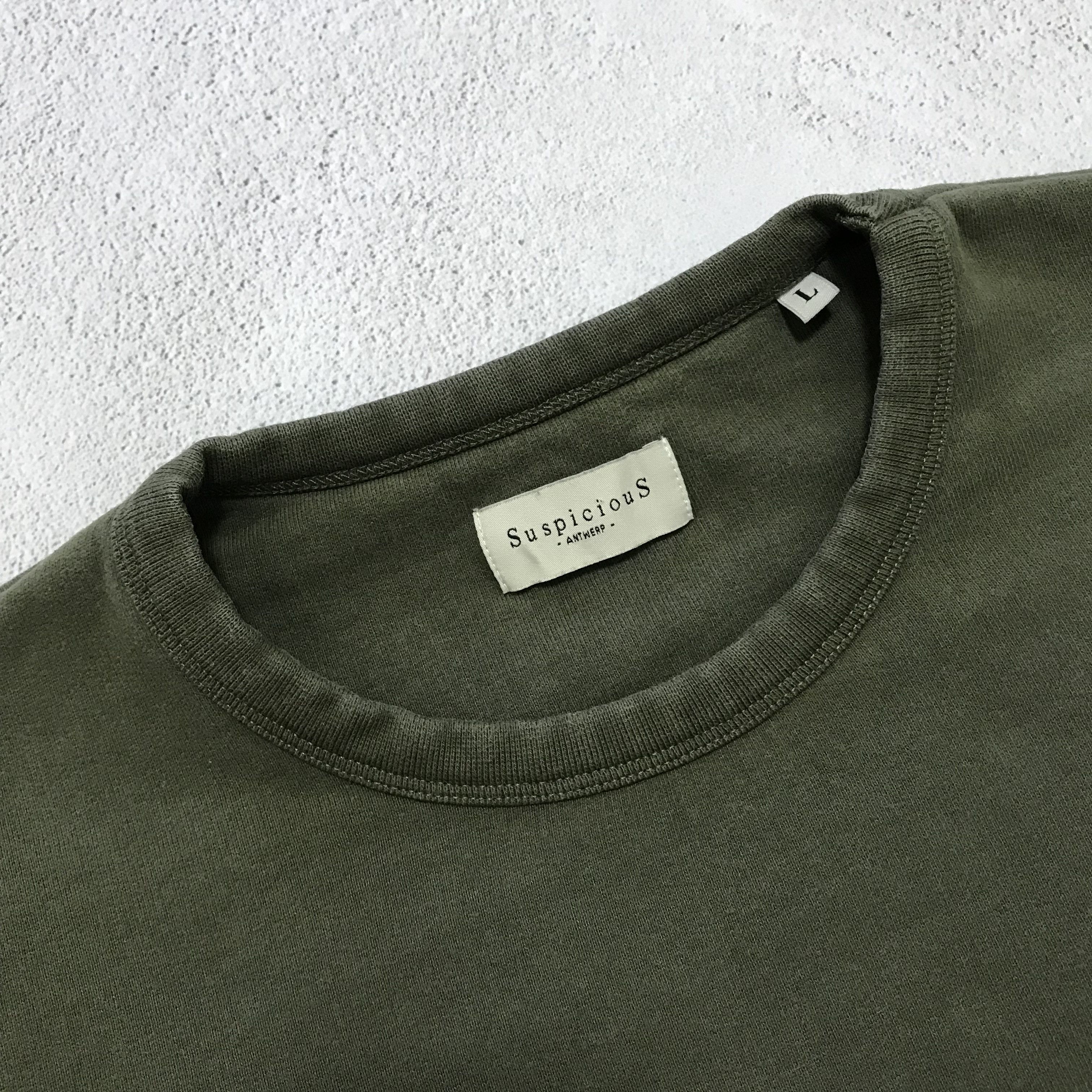 Suspicious Antwerp SUSPICIOUS Antwerp Skull Patch Sweatshirt Crewneck Khaki Size US L / EU 52-54 / 3 - 5 Thumbnail