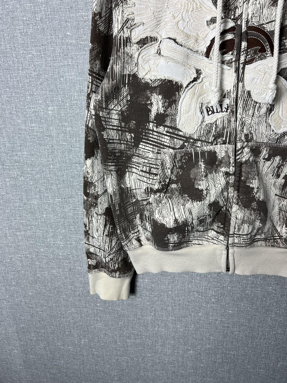 Billabong Vintage 90s Billabong All Over Printed Zip Up Hoodie Size US M / EU 48-50 / 2 - 6 Thumbnail