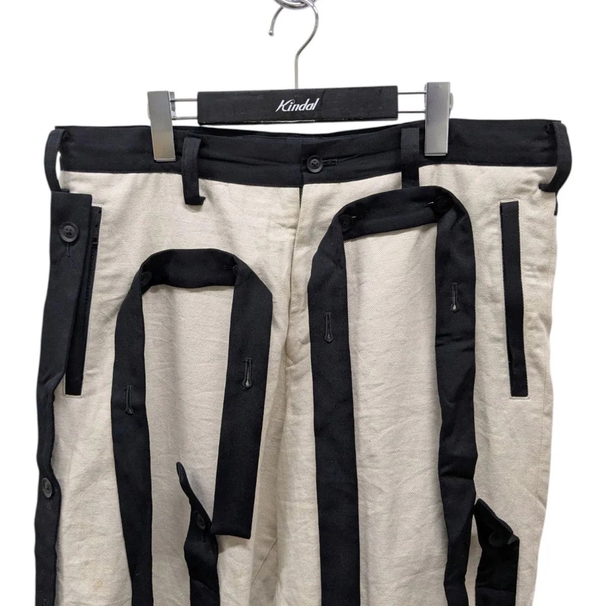 Yohji Yamamoto YOHJI YAMAMOTO/ 20SS Multi-Tape Wide Shorts Size US 36 / EU 52 - 3 Thumbnail