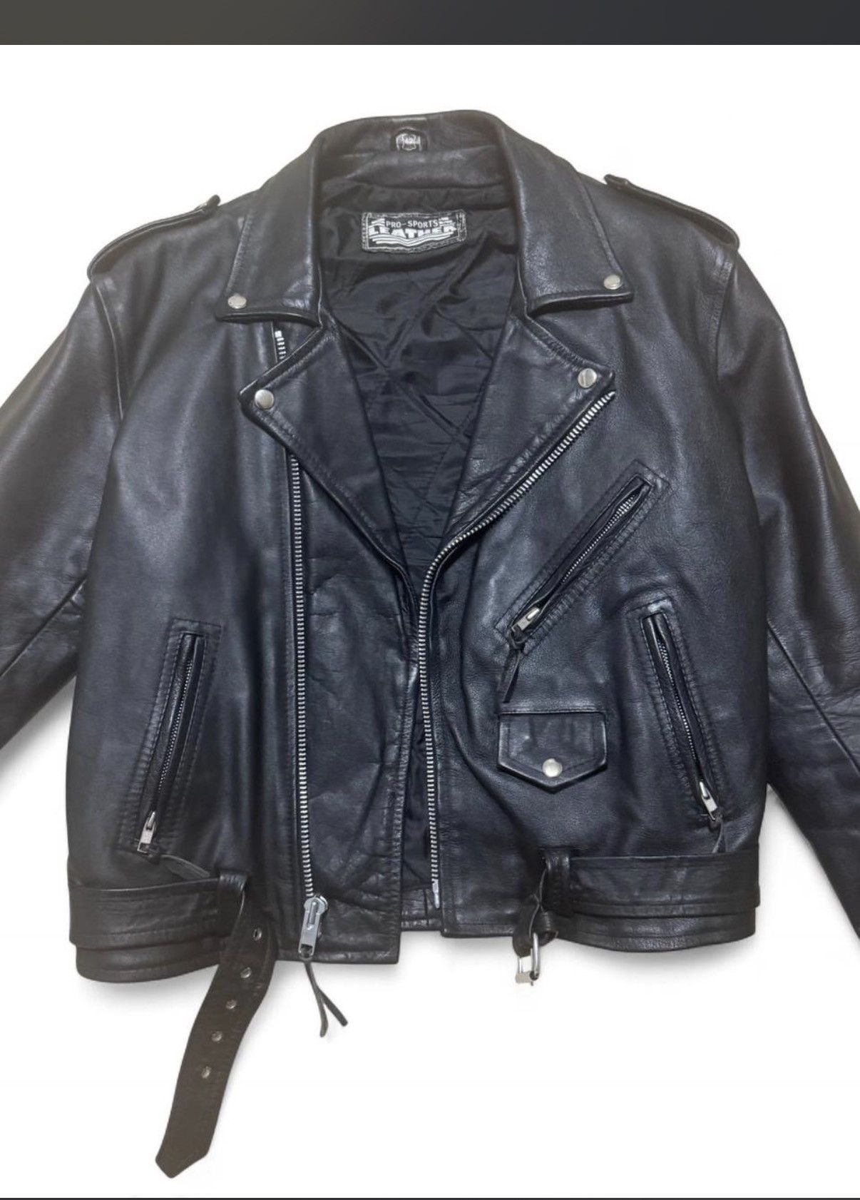 Other Pro Sports Leather Biker Jacket Size US L / EU 52-54 / 3 - 3 Thumbnail