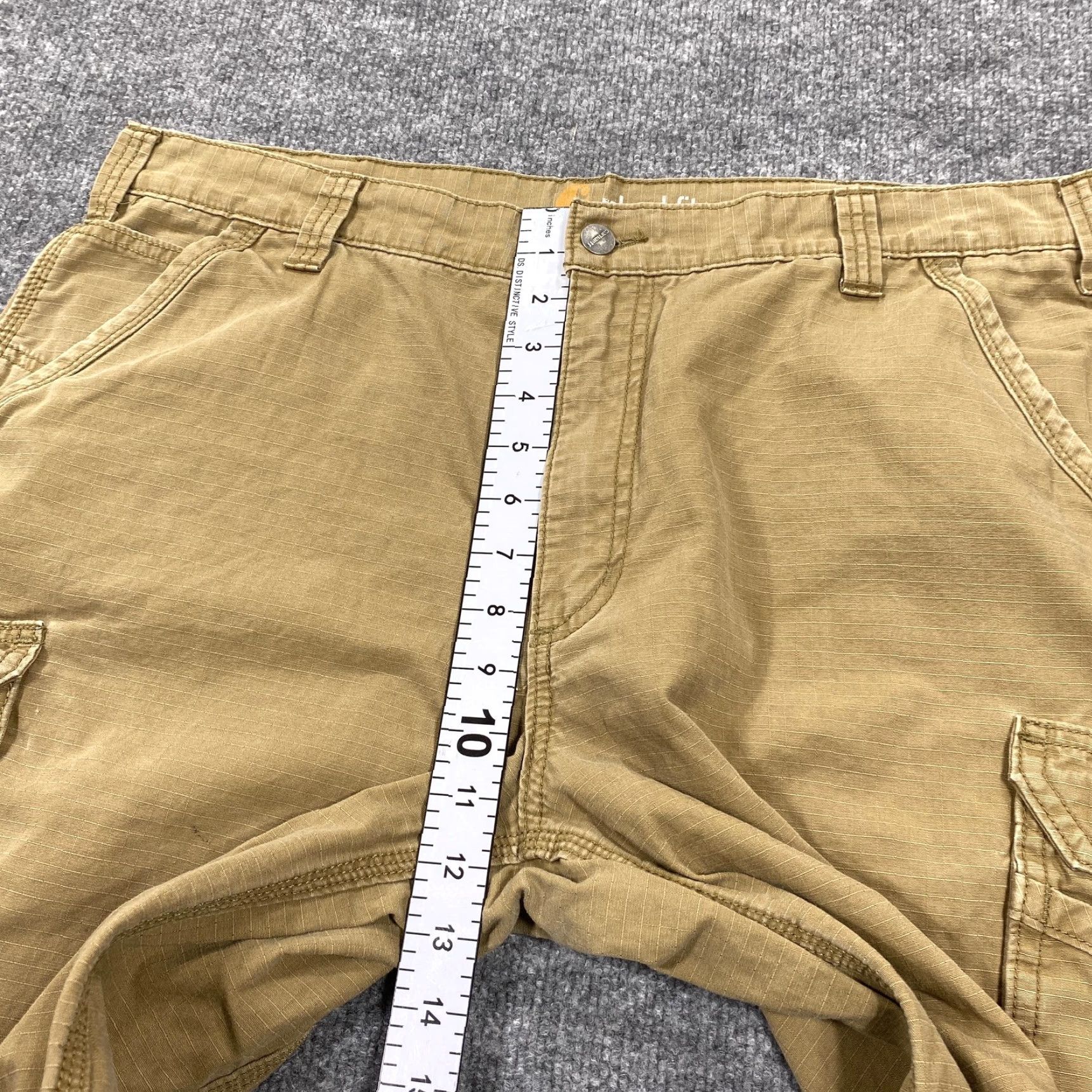 Carhartt Carhartt Shorts Mens 38 Beige Cargo Relaxed Fit Pockets Workwear Size US 38 / EU 54 - 7 Thumbnail