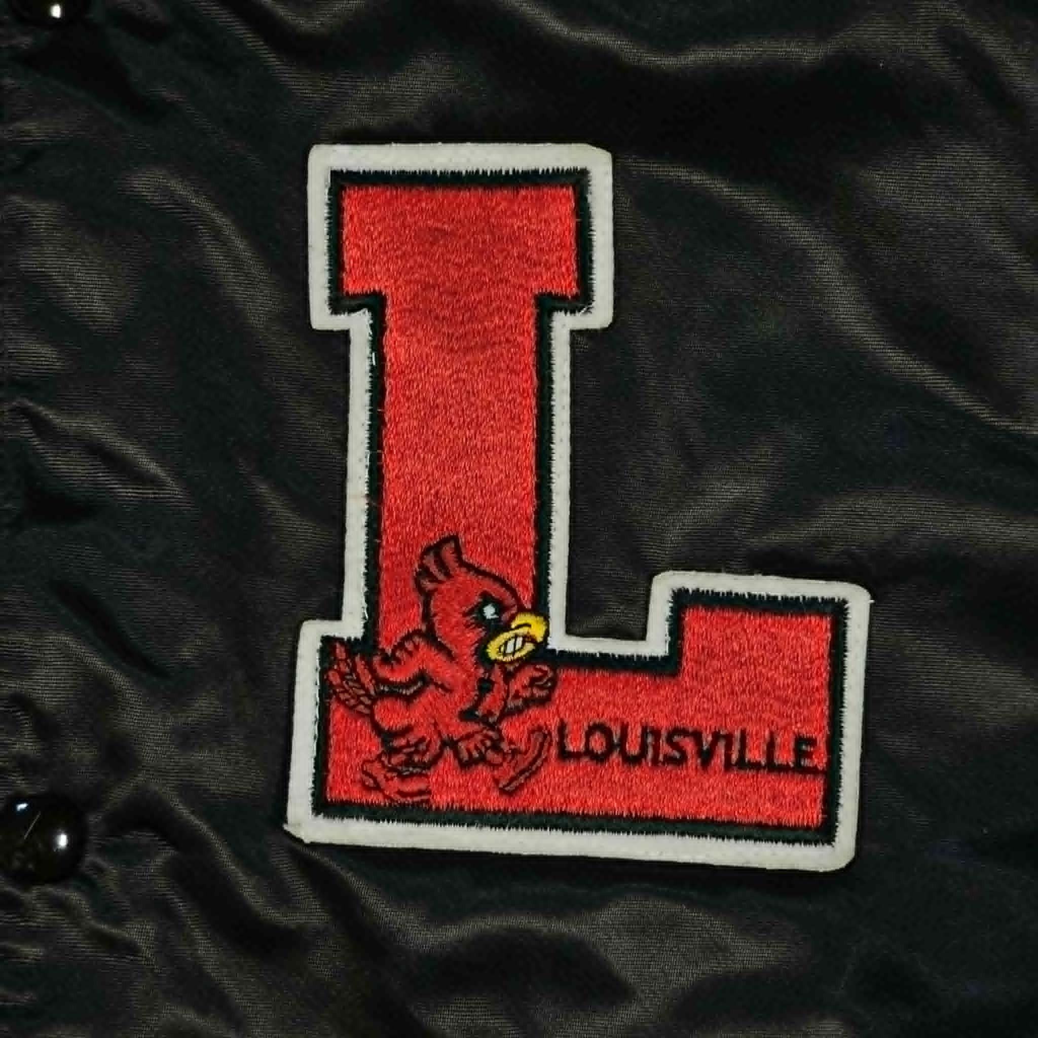 Chalk Line Louisville Cardinals Vintage 80s Satin Bomber Jacket Size US L / EU 52-54 / 3 - 4 Thumbnail