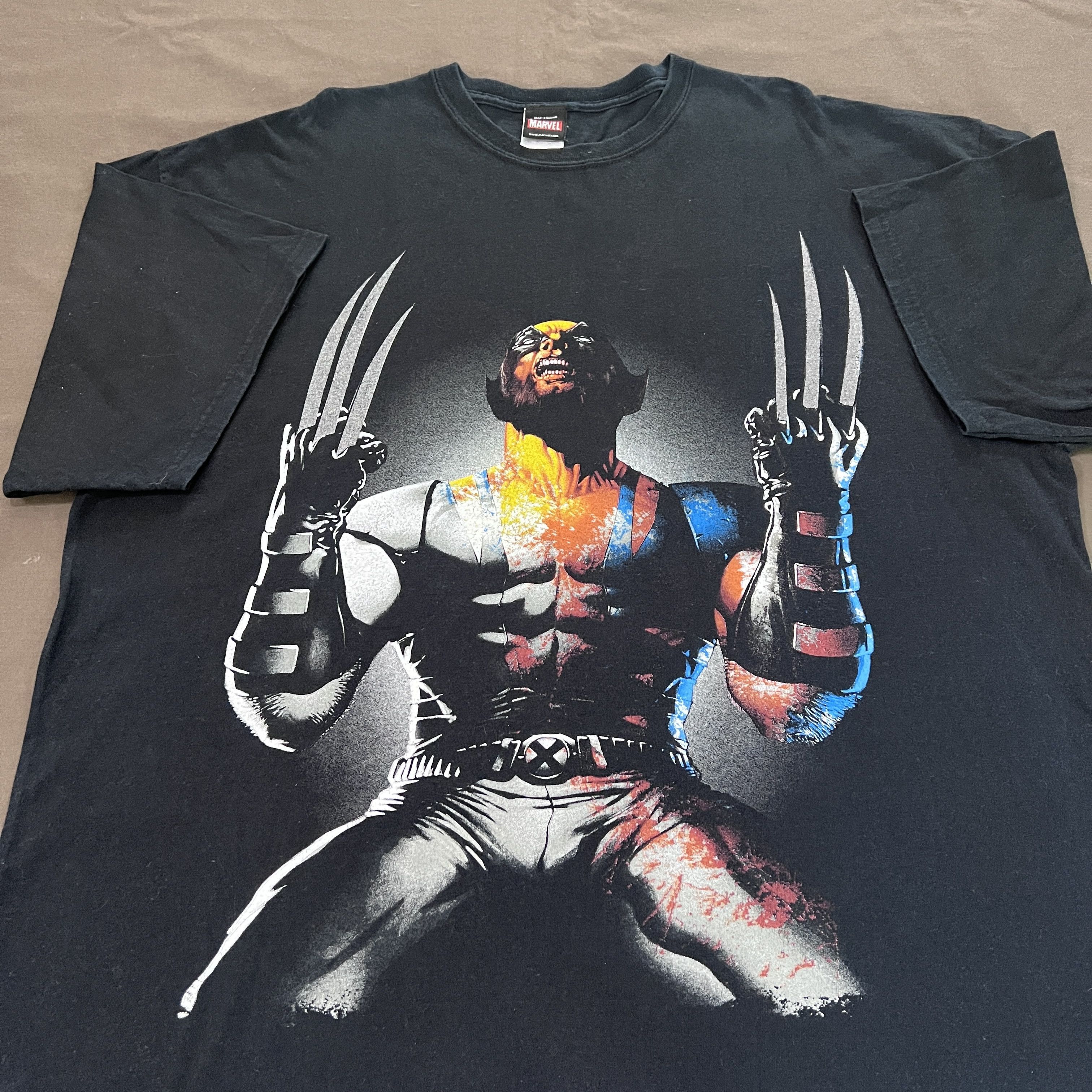 DC Comics × Marvel Comics × Vintage Vintage Marvel Wolverine Promo Tee 2XL Size US XXL / EU 58 / 5 - 5 Thumbnail