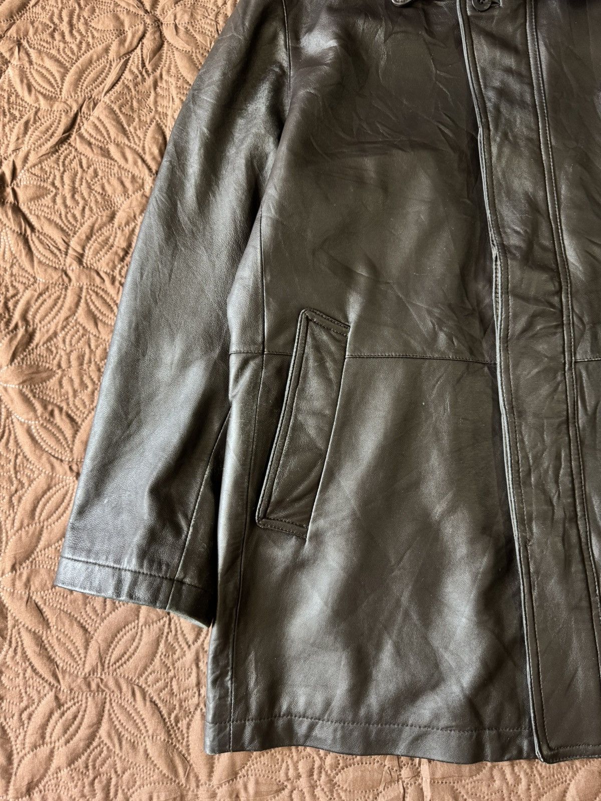 Balmain BALMAIN PARIS LEATHER COAT Size US L / EU 52-54 / 3 - 10 Thumbnail