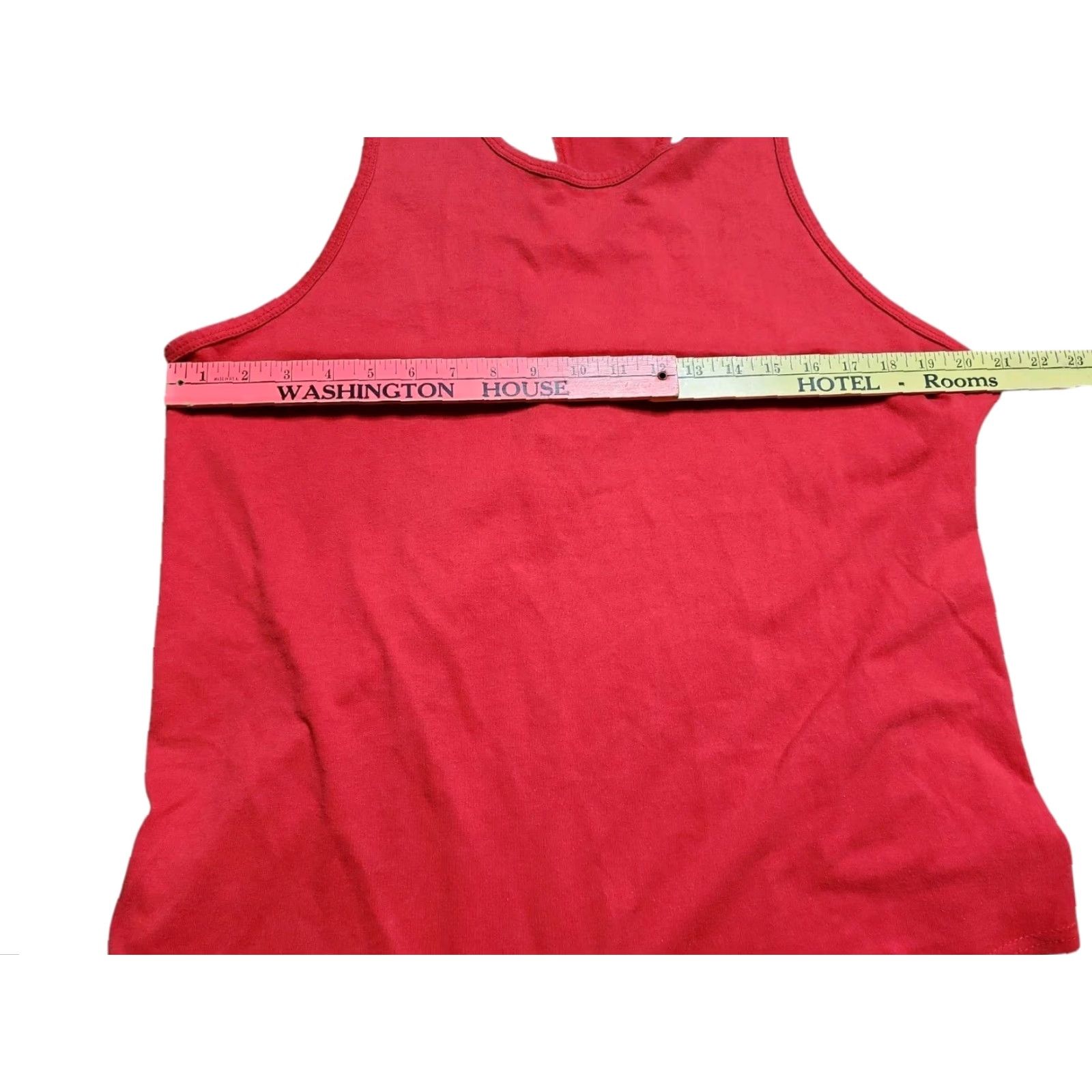 Vintage VINTAGE Universal Athletics Red XL Mens Tank Top Workout Shirt USA Distressed Sleeveless Athletic Ringer Size US XL / EU 56 / 4 - 3 Thumbnail