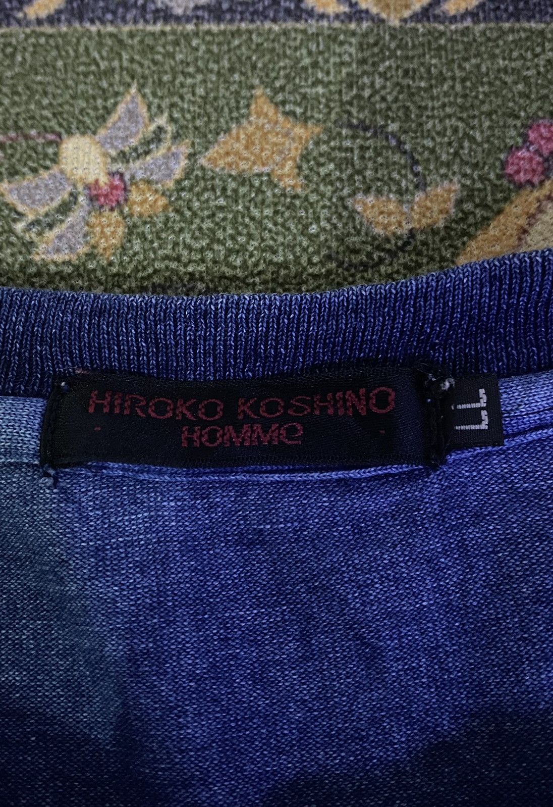 Designer × Hiroko Koshino Homme × Japanese Brand Vintage HIRIKO KOSHINO HOMME Spellout T-Shirt Size US XL / EU 56 / 4 - 6 Thumbnail