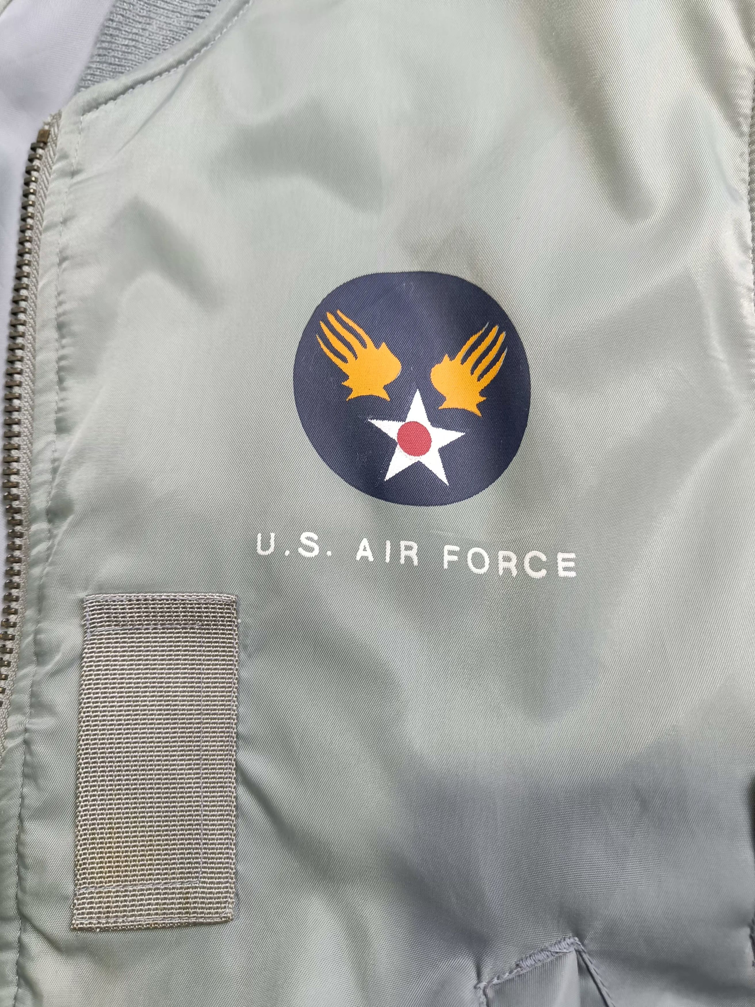 Alpha Industries Vintage USAF Llyer’s Man Intermediate MA-1 Bomber Vest Size US L / EU 52-54 / 3 - 14 Thumbnail