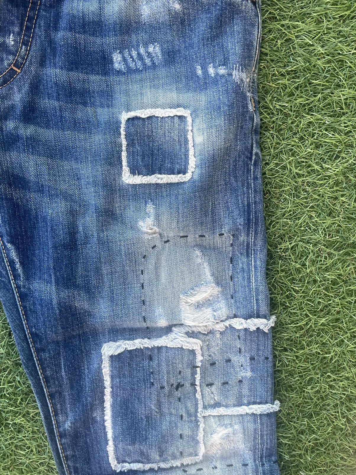 Designer × Dsquared2 Dsquared Distressed Cool Guy Jeans Size US 29 - 7 Thumbnail