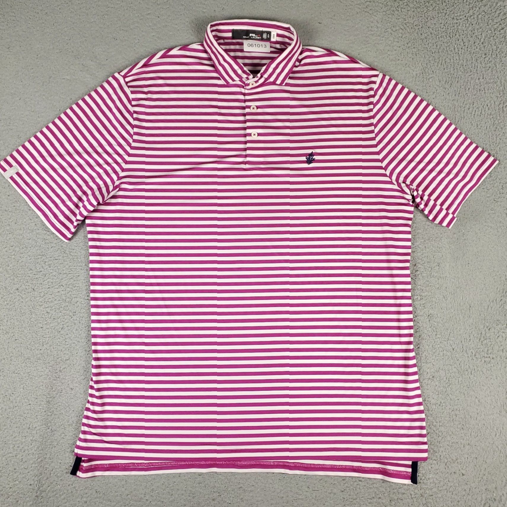 Ralph Lauren Ralph Lauren RLX Polo Shirt Mens XL Purple Striped Short Sleeve Golf Casual Size US XL / EU 56 / 4 - 2 Thumbnail