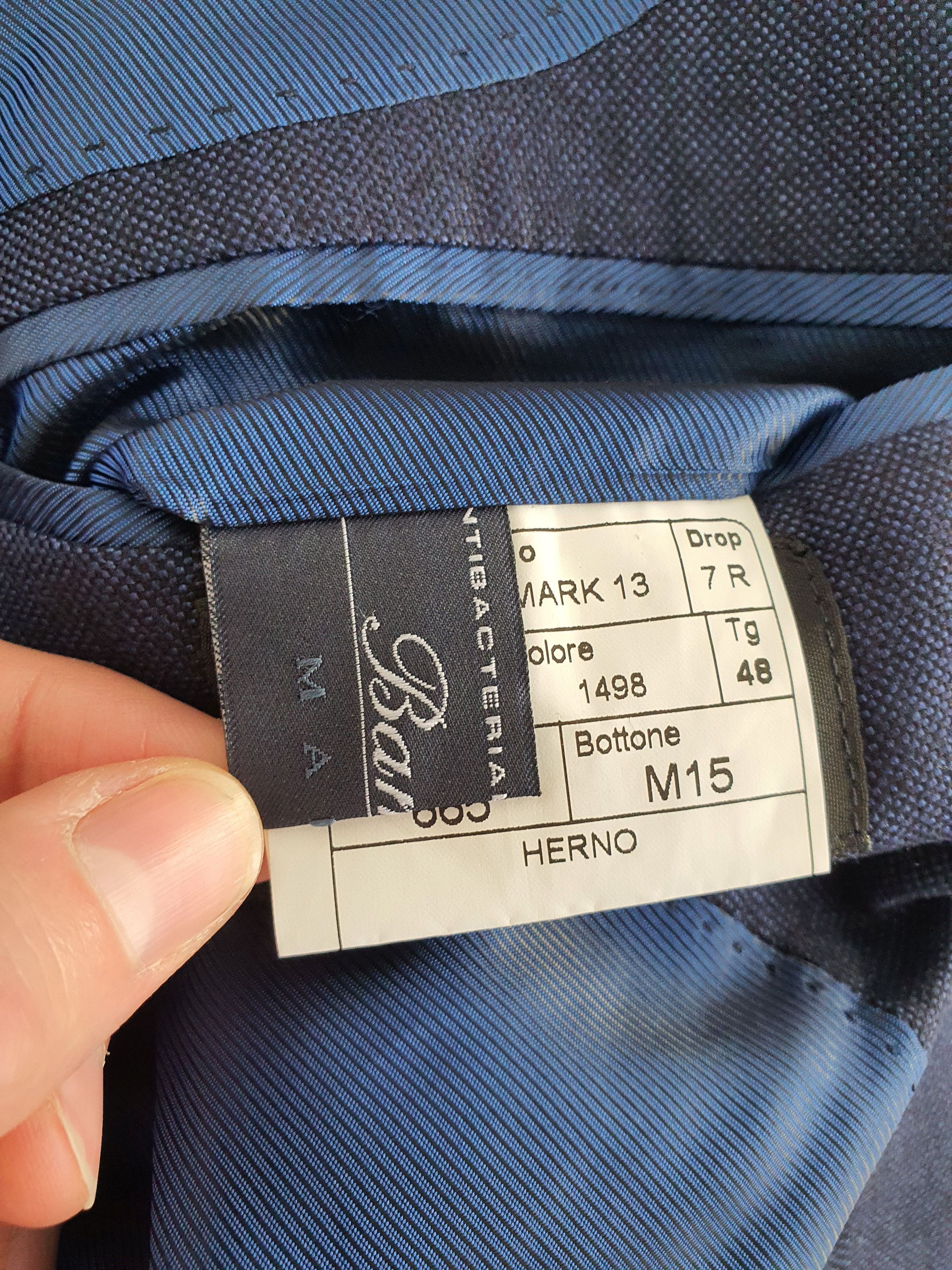 Herno Sport Coat Jacket - Mod: UX MARK 13 (MARLANE Bamboo) - EU 48 Size 38R - 7 Thumbnail
