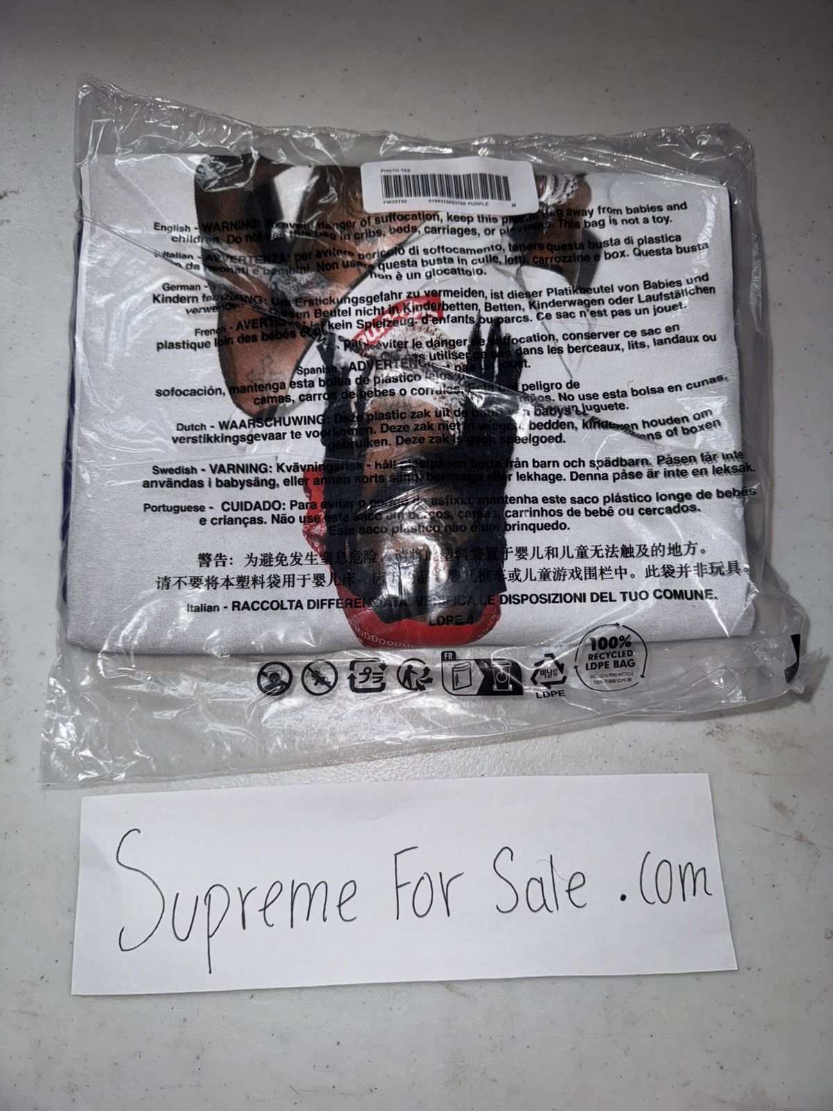 Supreme Supreme Playboi Carti Tee Size US M / EU 48-50 / 2 - 2 Thumbnail