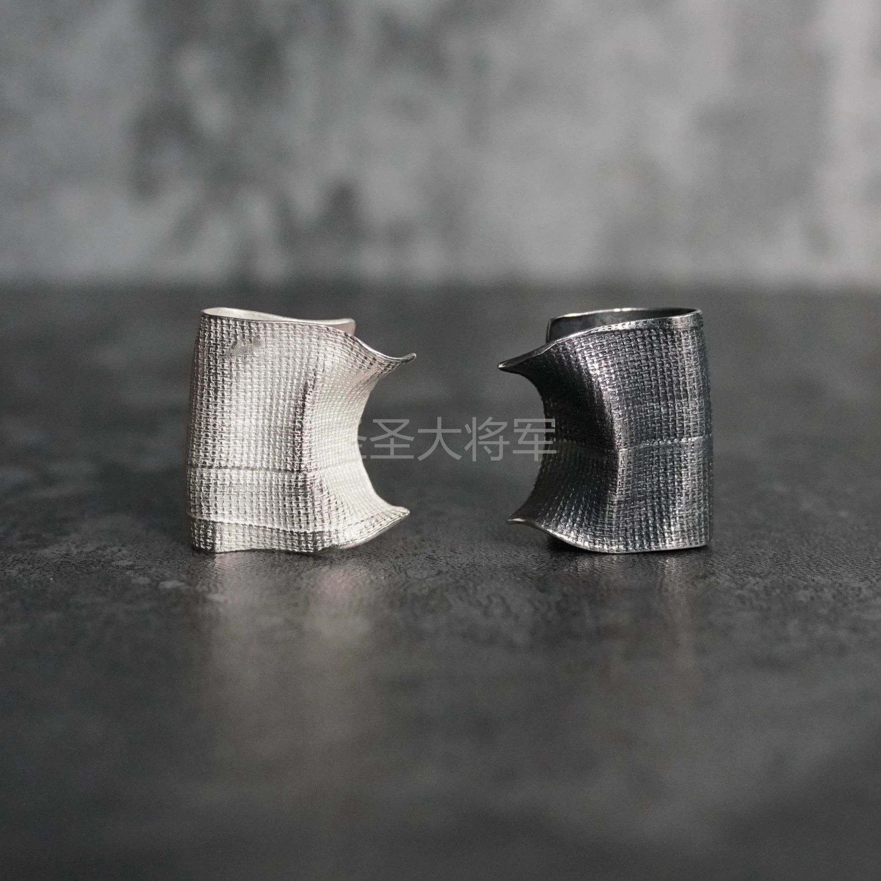 DETAJ Detaj New Sterling Silver Bandage Bicolor Ear Cuff Size ONE SIZE - 1 Thumbnail