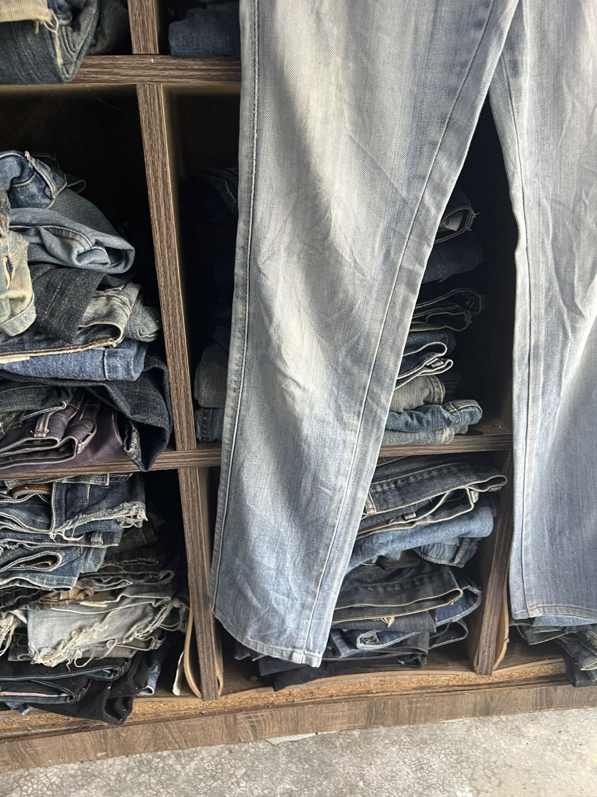 Japanese Brand 🔥Back Number Made in Japan Distressed Denim Size 30" / US 8 / IT 44 - 4 Thumbnail