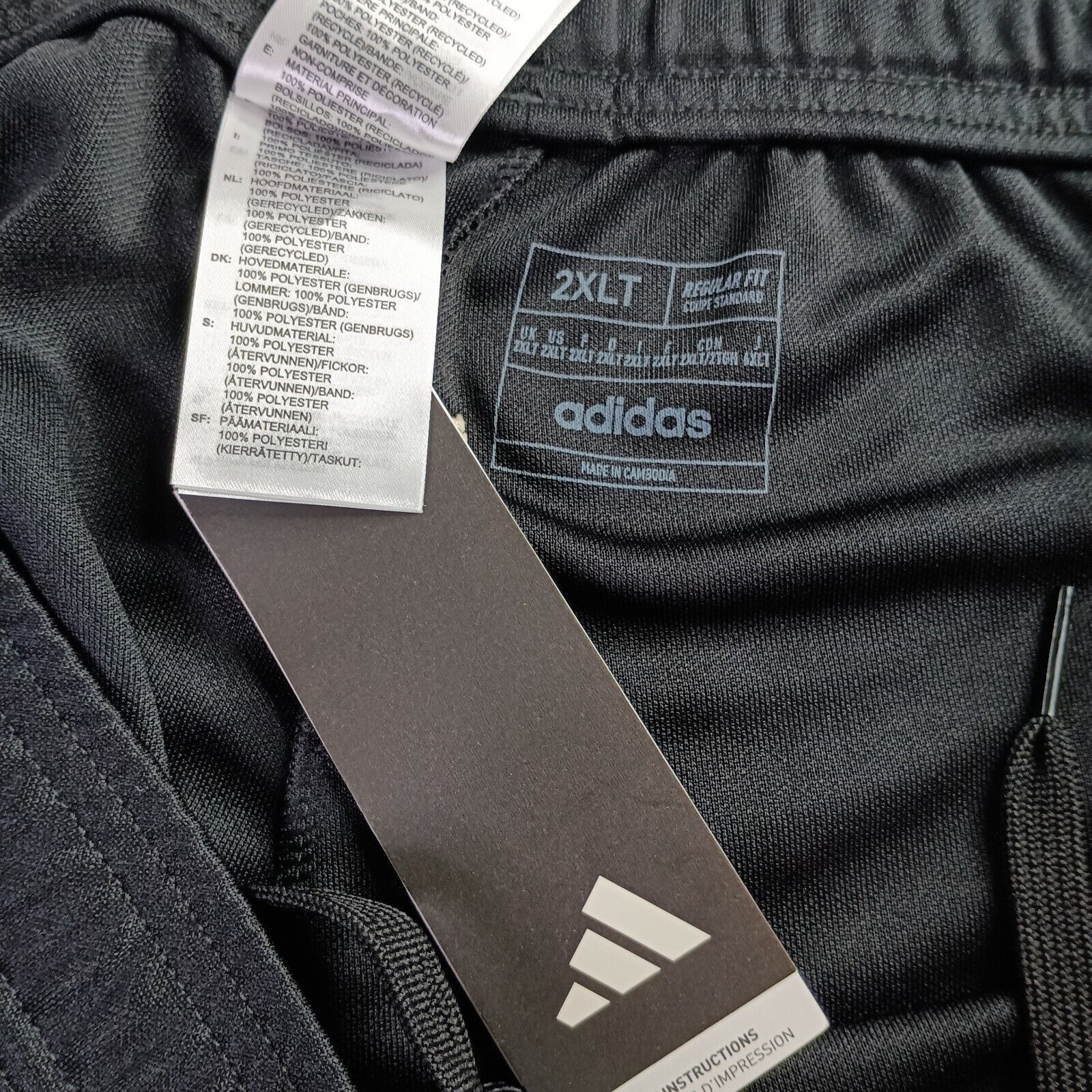 Adidas Adidas Tiro 24 Sweatpants Joggers Men's 2XLT Black Soccer Size US 40 / EU 56 - 7 Thumbnail