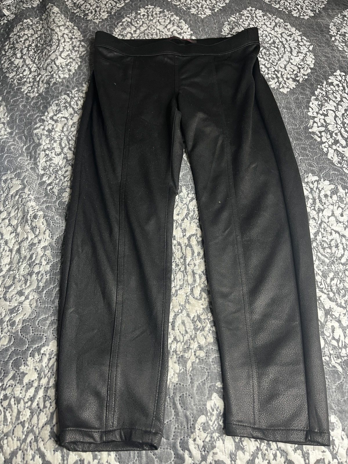 Other No Boundaries Black Faux Leather Pants Size 38" / US 16 / IT 52 - 1 Thumbnail