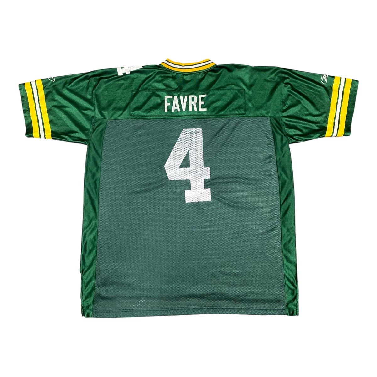 NFL × Vintage VINTAGE BRETT FAVRE GREEN BAY PACKERS REEBOK NFL JERSEY #4 Size US XXL / EU 58 / 5 - 2 Thumbnail