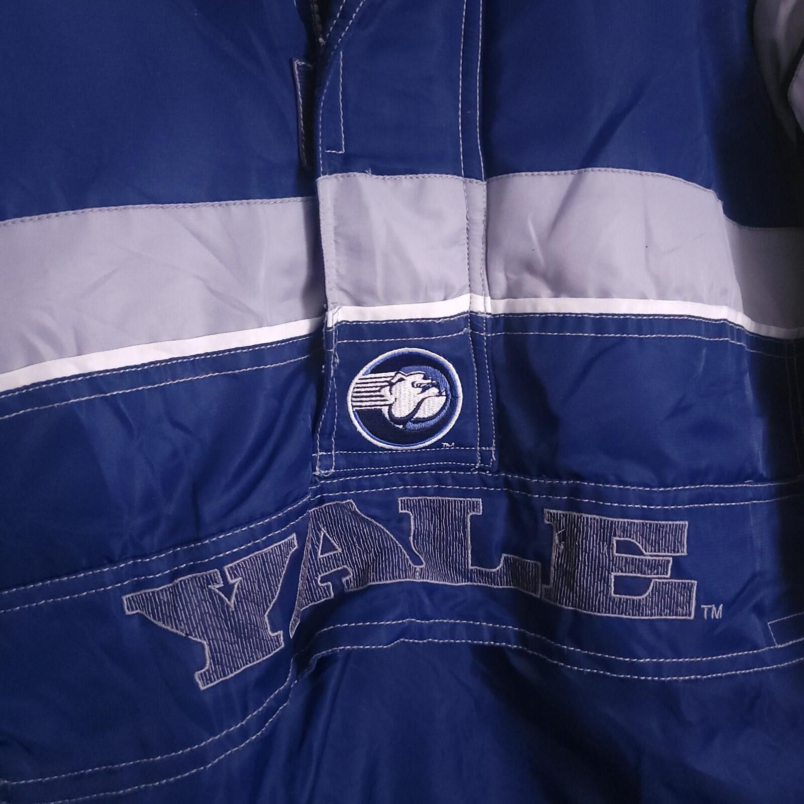 Starter Vintage Yale Bulldogs Starter Jacket Large College Rare Size ONE SIZE - 4 Thumbnail