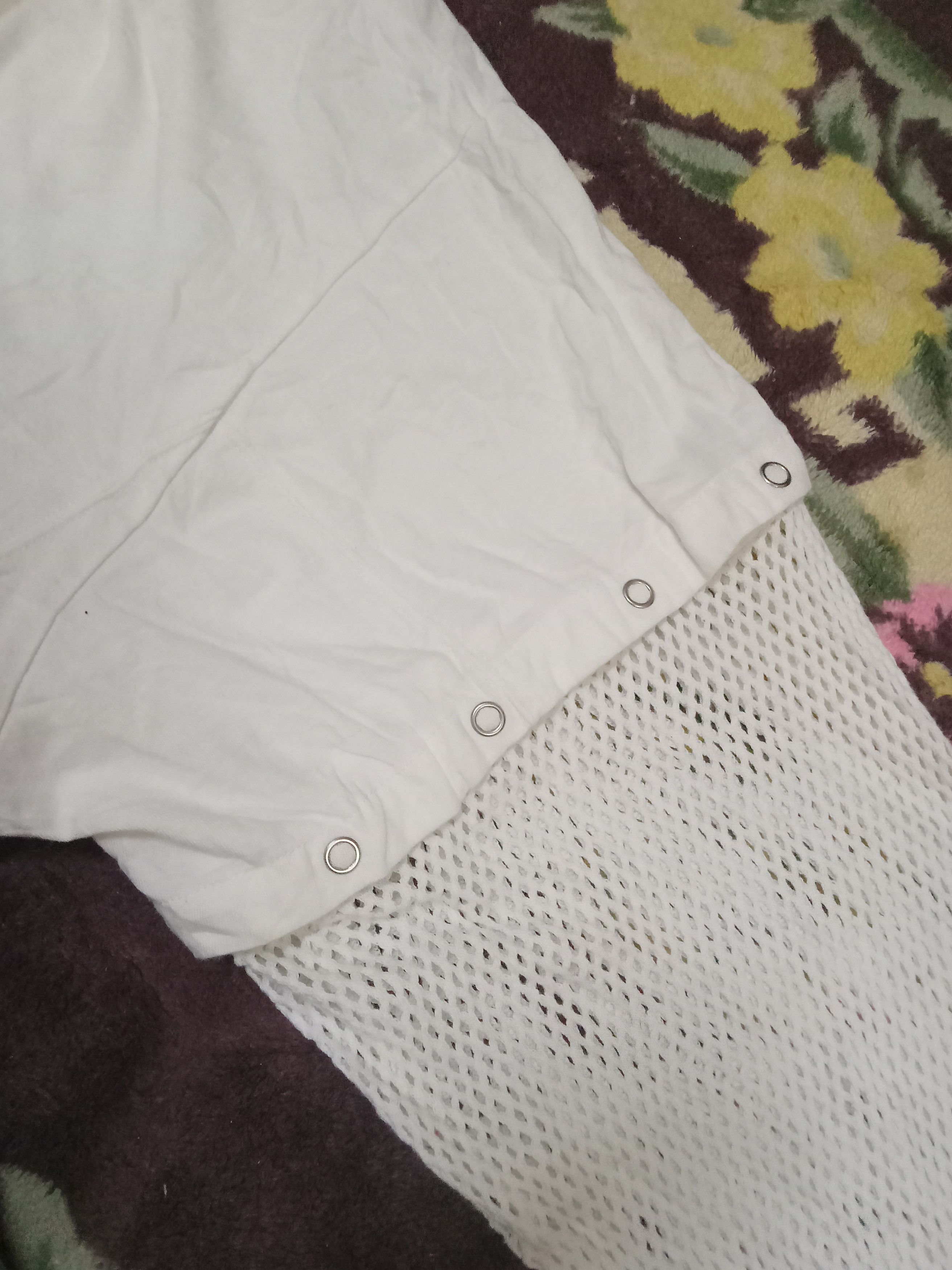 Japanese Brand RNA Alternative Rare Design Mesh Sleeve Oversized T Shirt Size US M / EU 48-50 / 2 - 3 Thumbnail