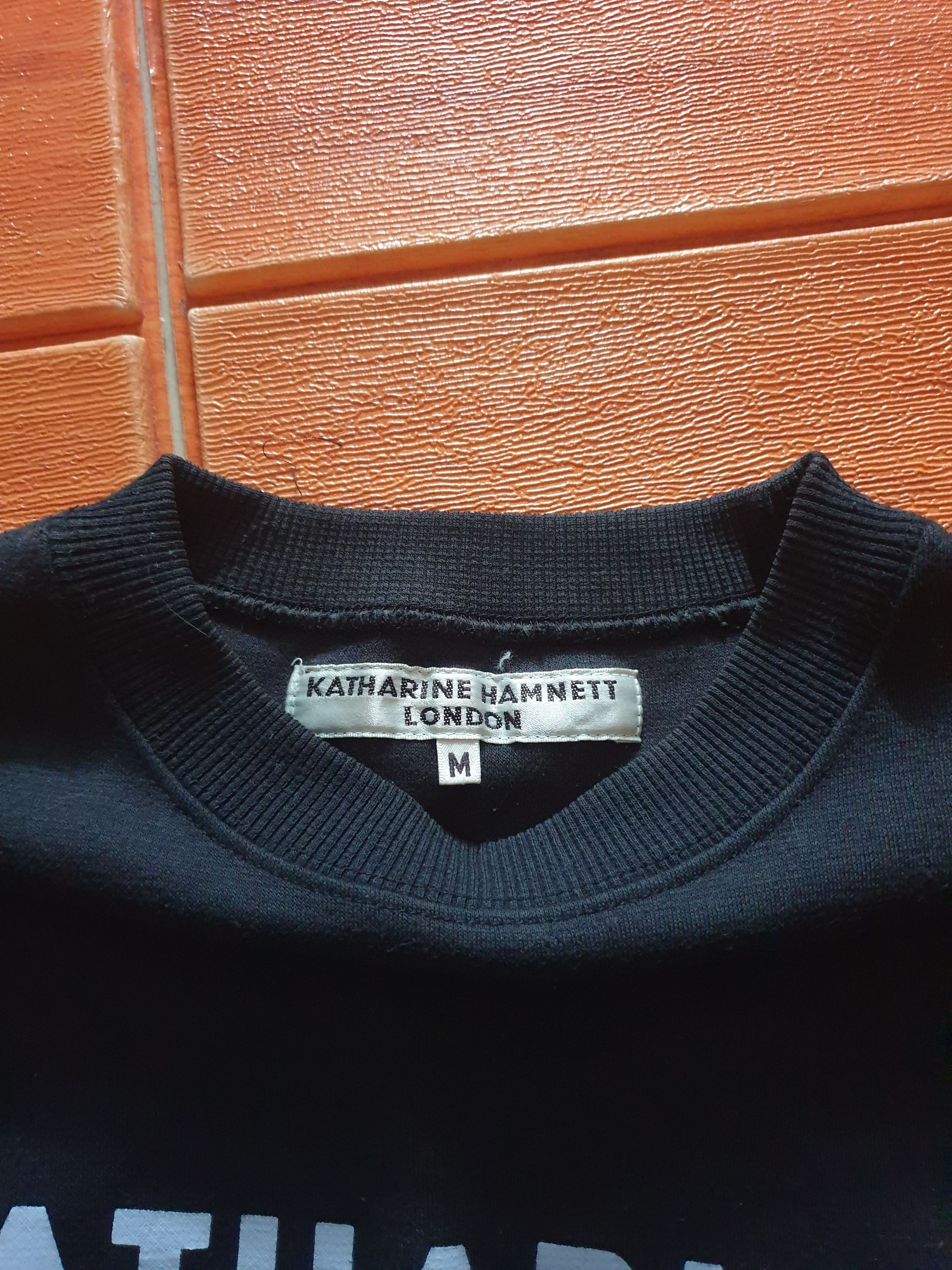 Japanese Brand 💥Katherine hammett black colour shirt Size US M / EU 48-50 / 2 - 3 Thumbnail