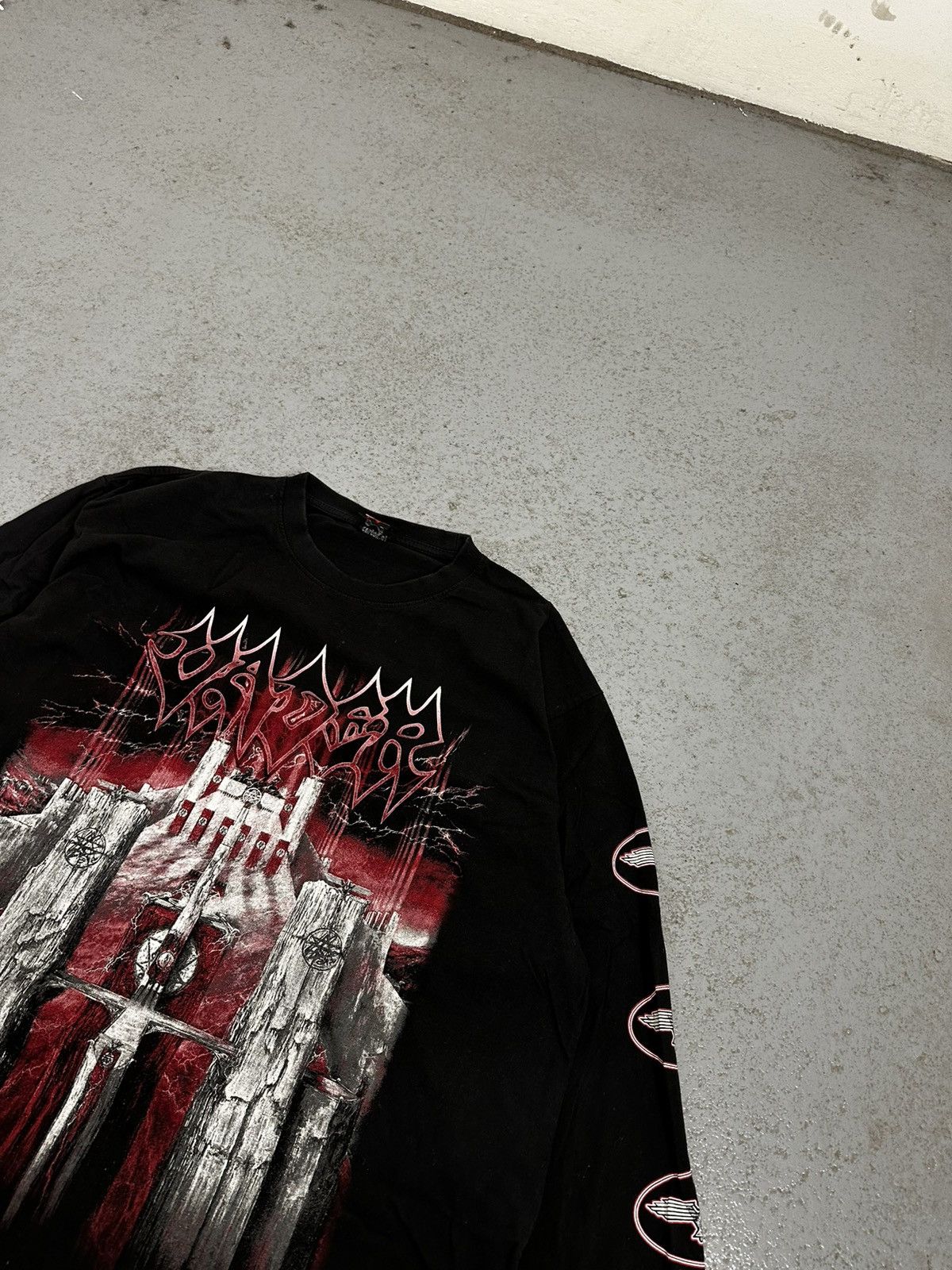 Band Tees 2011 Vader The Sign Of Hell Rock Tour Longsleeve Size US XXL / EU 58 / 5 - 4 Thumbnail