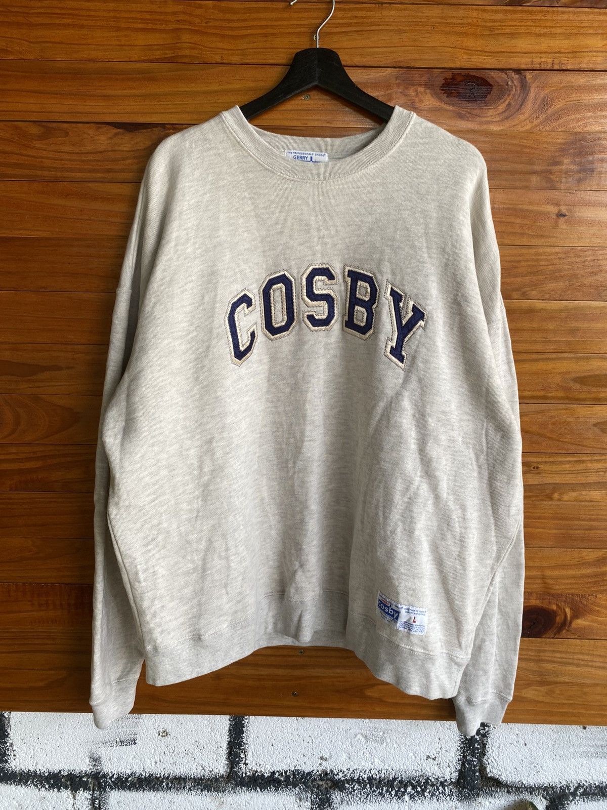 Vintage Vintage Cosby Freak’s Store Beige Sweatshirt Big Logo Size US L / EU 52-54 / 3 - 3 Thumbnail