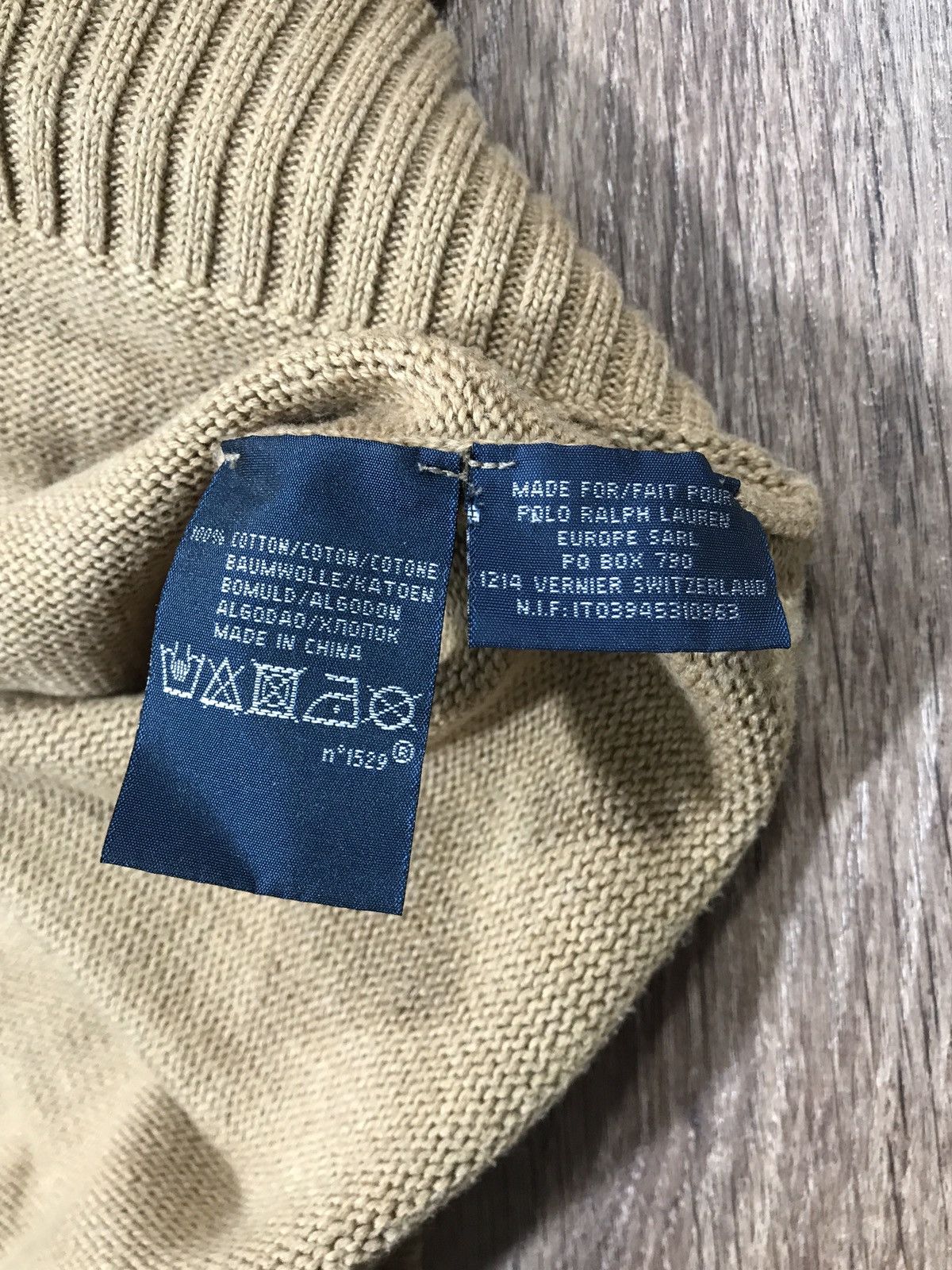 Polo Ralph Lauren × Vintage Vintage Polo Ralph Lauren 1/4 Zip Knit Sweater Size US L / EU 52-54 / 3 - 5 Thumbnail