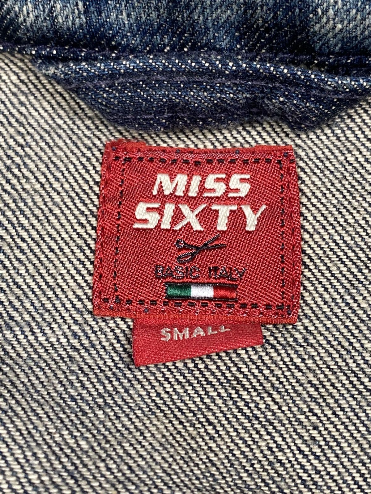 Miss Sixty Vintage Miss Sixty Italy Denim Biker Jacket Size S / US 4 / IT 40 - 10 Thumbnail